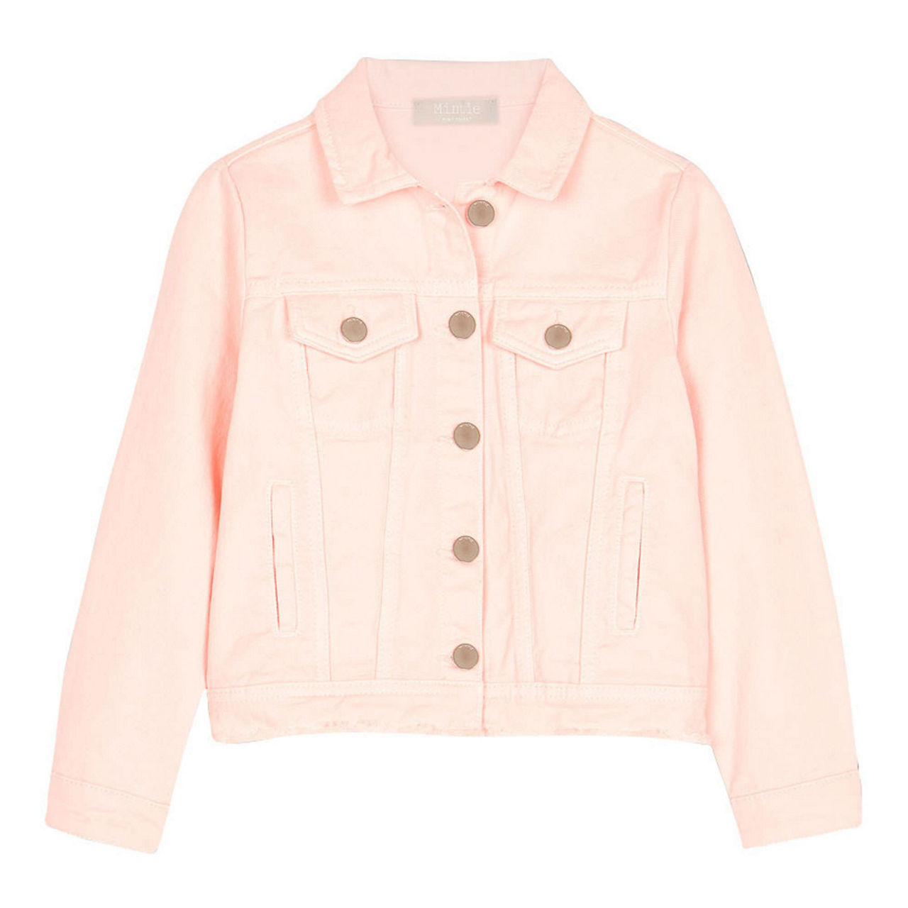 Mint velvet shop pink denim jacket