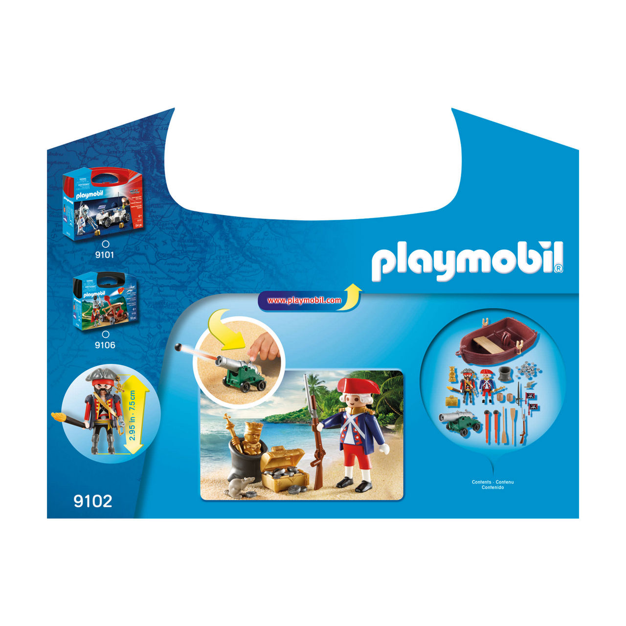 PLAYMOBIL Treasure Raider Carry Case Set