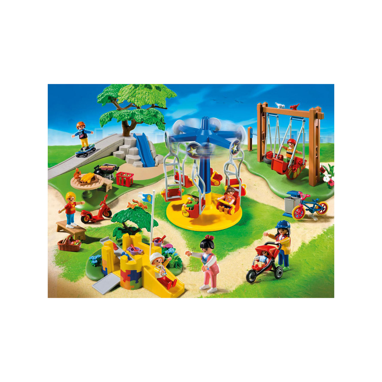 Playmobil playground hot sale playset