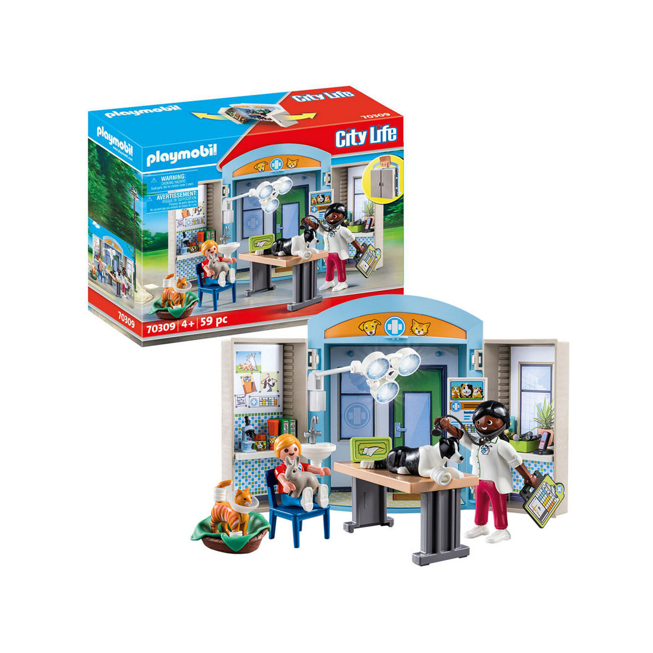 PLAYMOBIL Vet Clinic Play Box