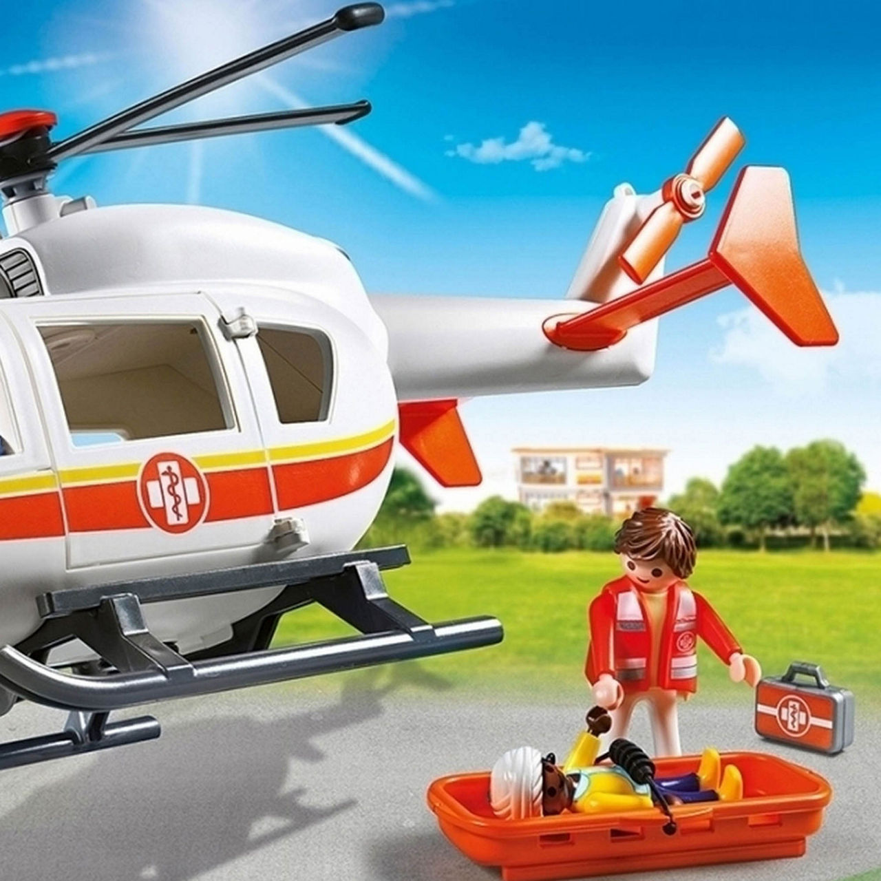 PLAYMOBIL City Life Emergency Medical Helicopter