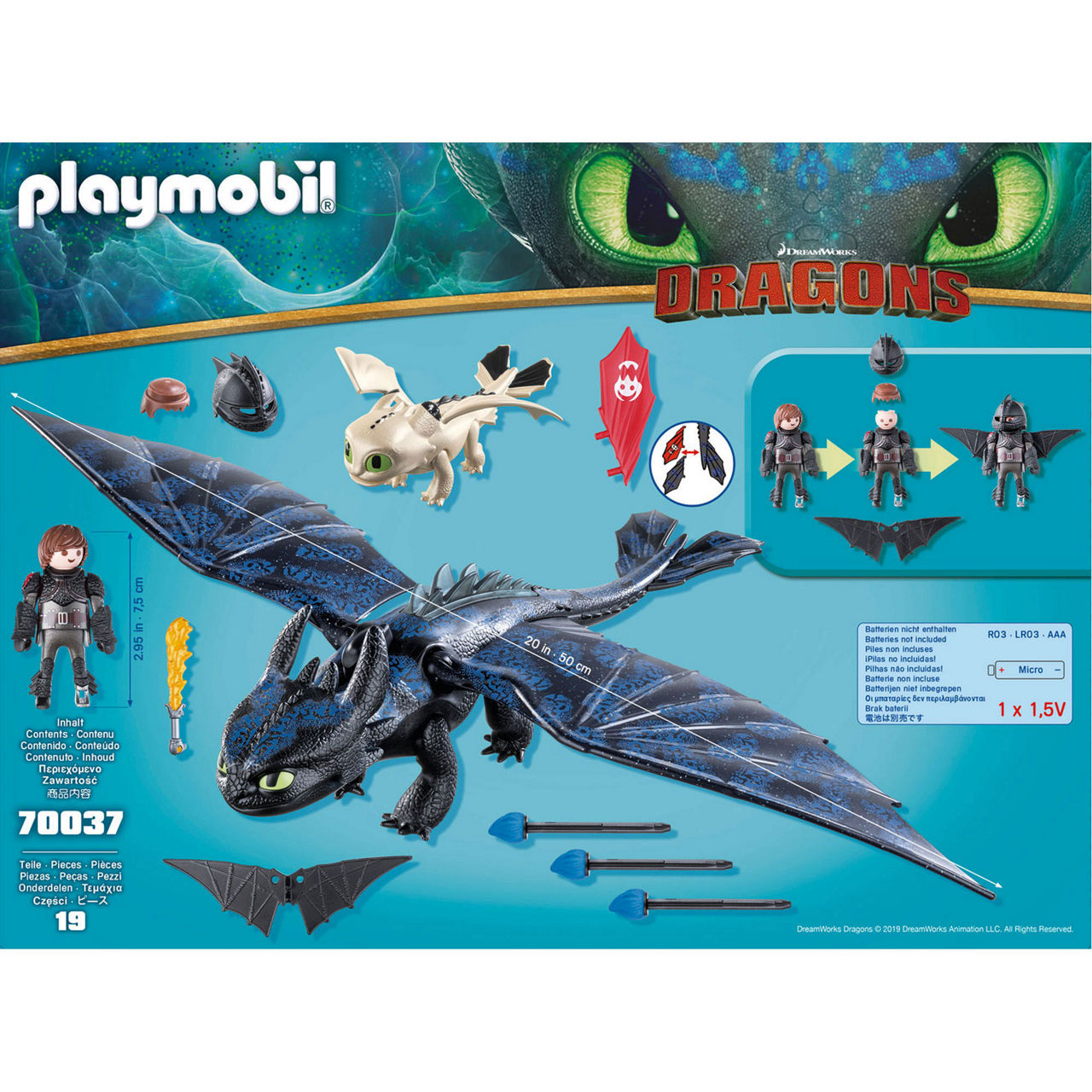 Playmobil dragons toothless online