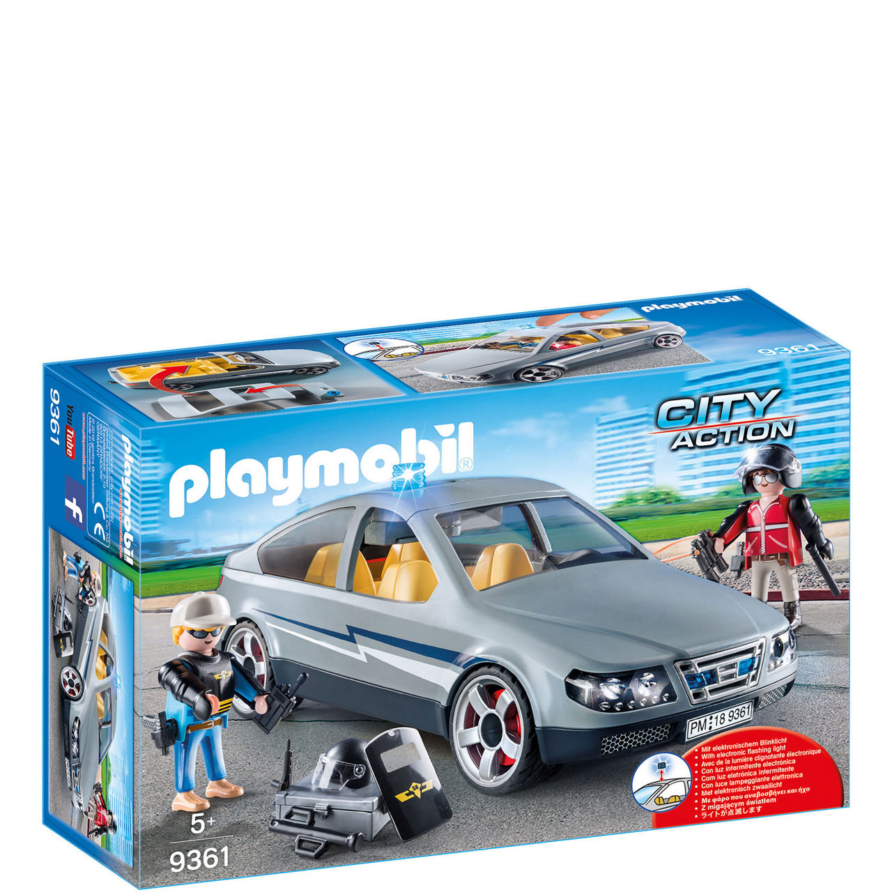 Playmobil undercover car on sale