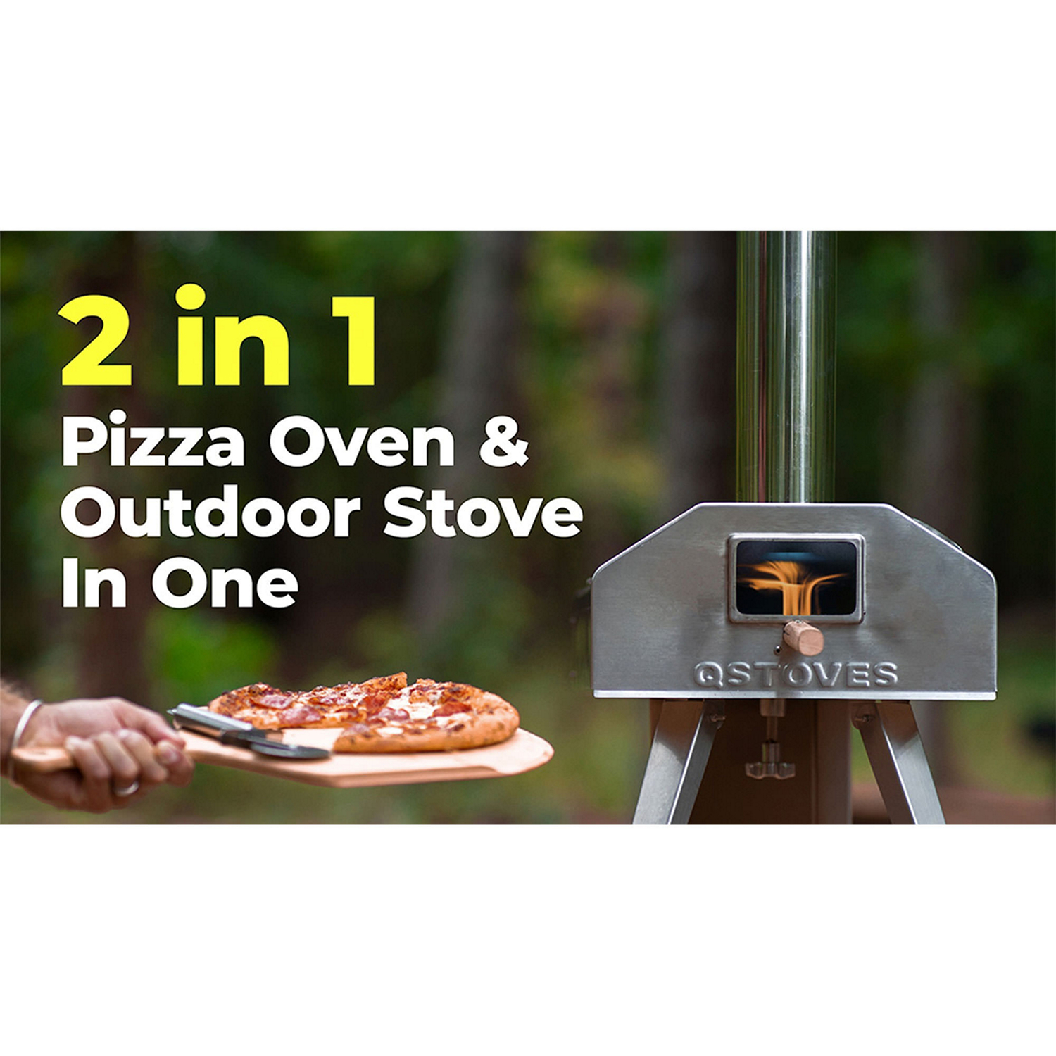 Rotating Pizza Oven And Stove In Oven
