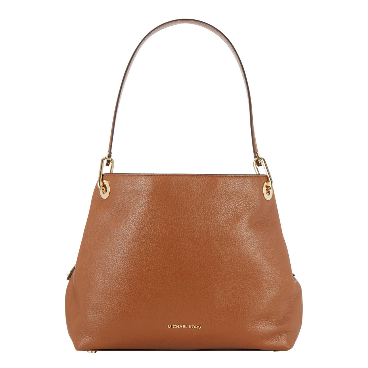 Michael kors raven leather hotsell shoulder bag