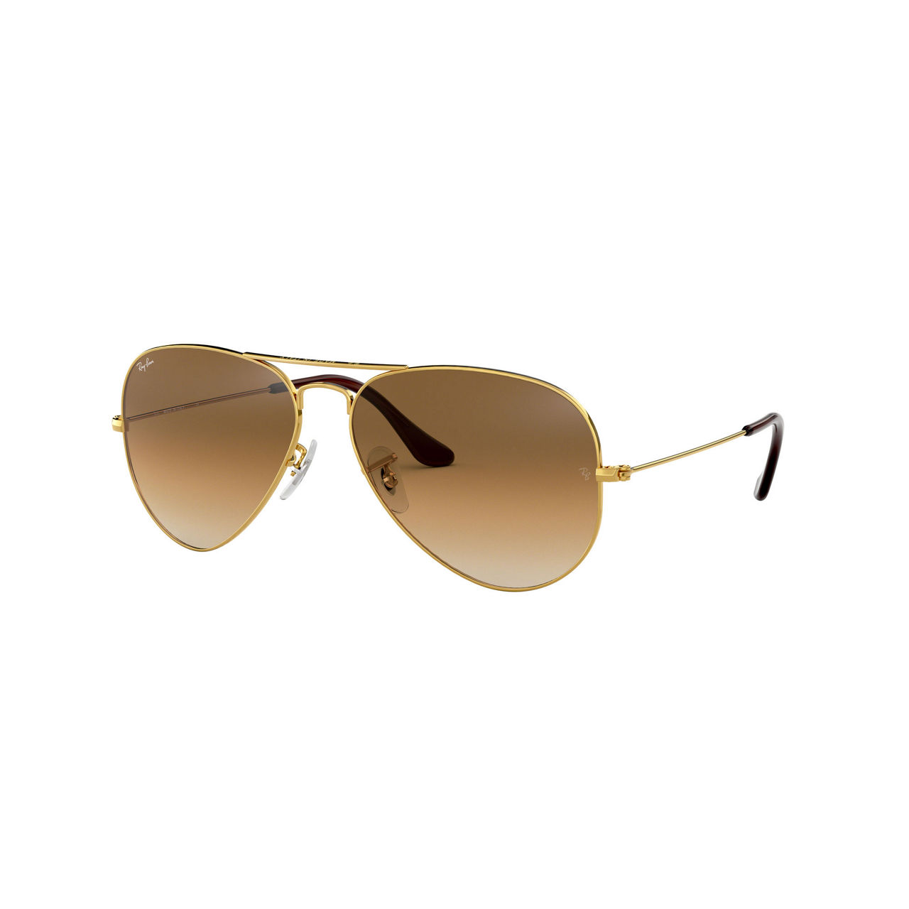 RAY BAN Aviator Large Metal Pilot Sunglasses RB3025 Gold Tone