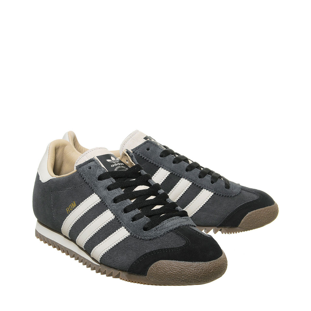 Adidas rom trainers shop black and white