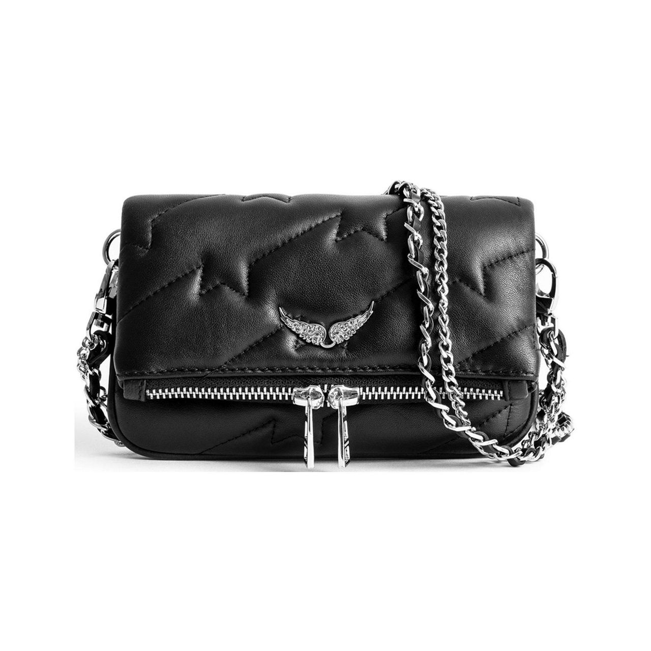 ZADIG VOLTAIRE Rock Nano ZV Quilted Clutch