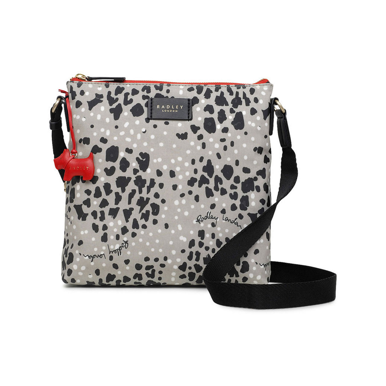 RADLEY Leopard Oilskin Crossbody Bag