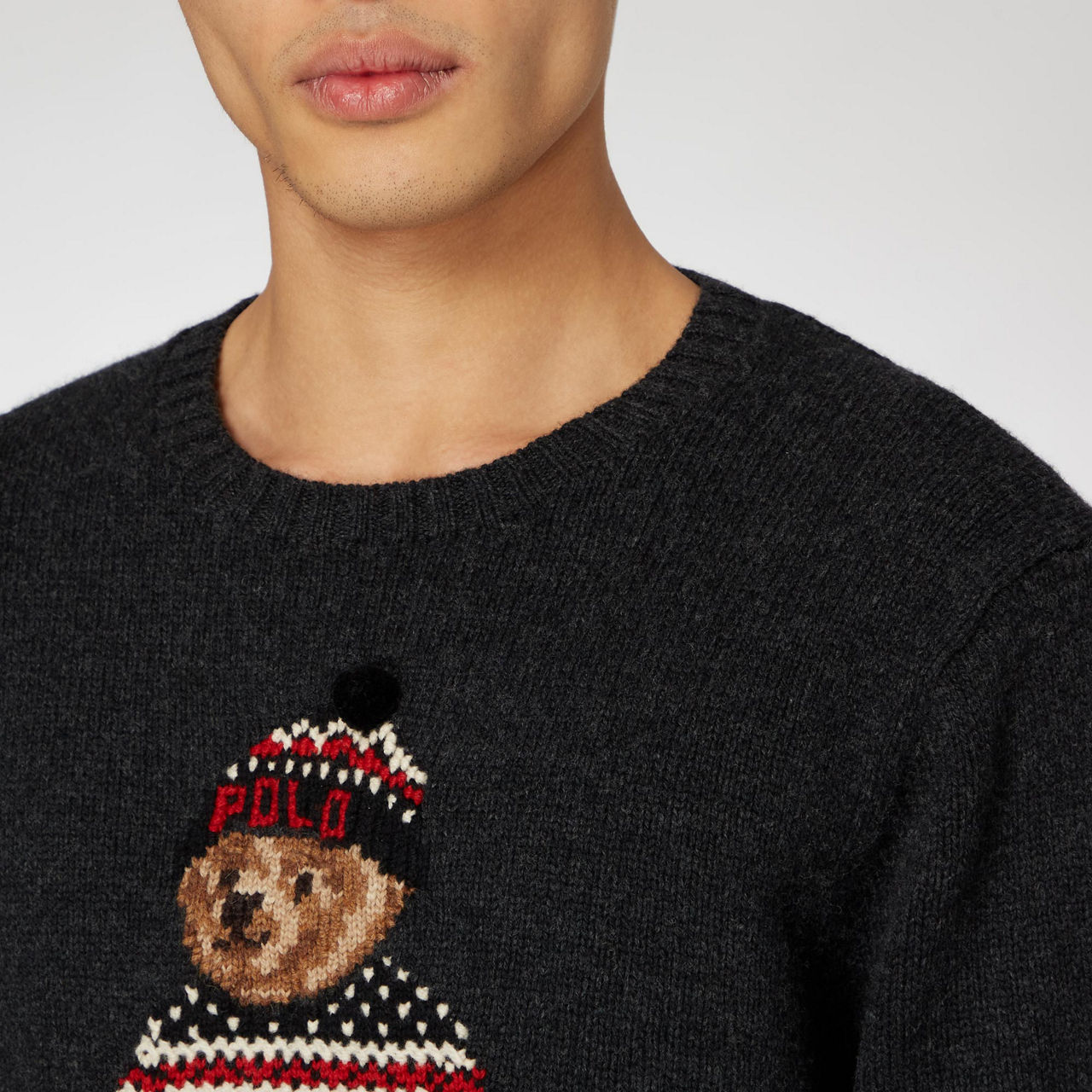 Ralph lauren holiday bear sweater hotsell