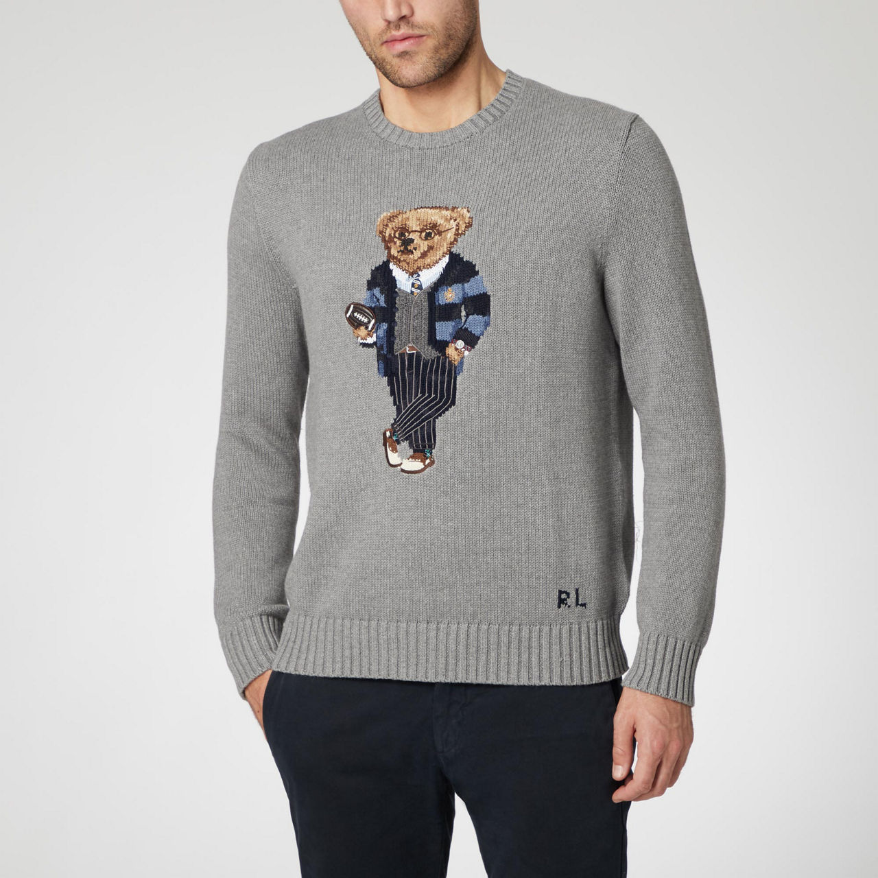 Men's polo hotsell bear sweater