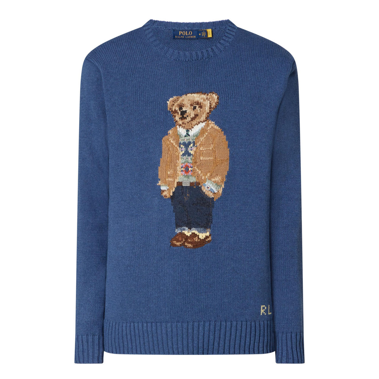 Mens polo teddy outlet bear sweater