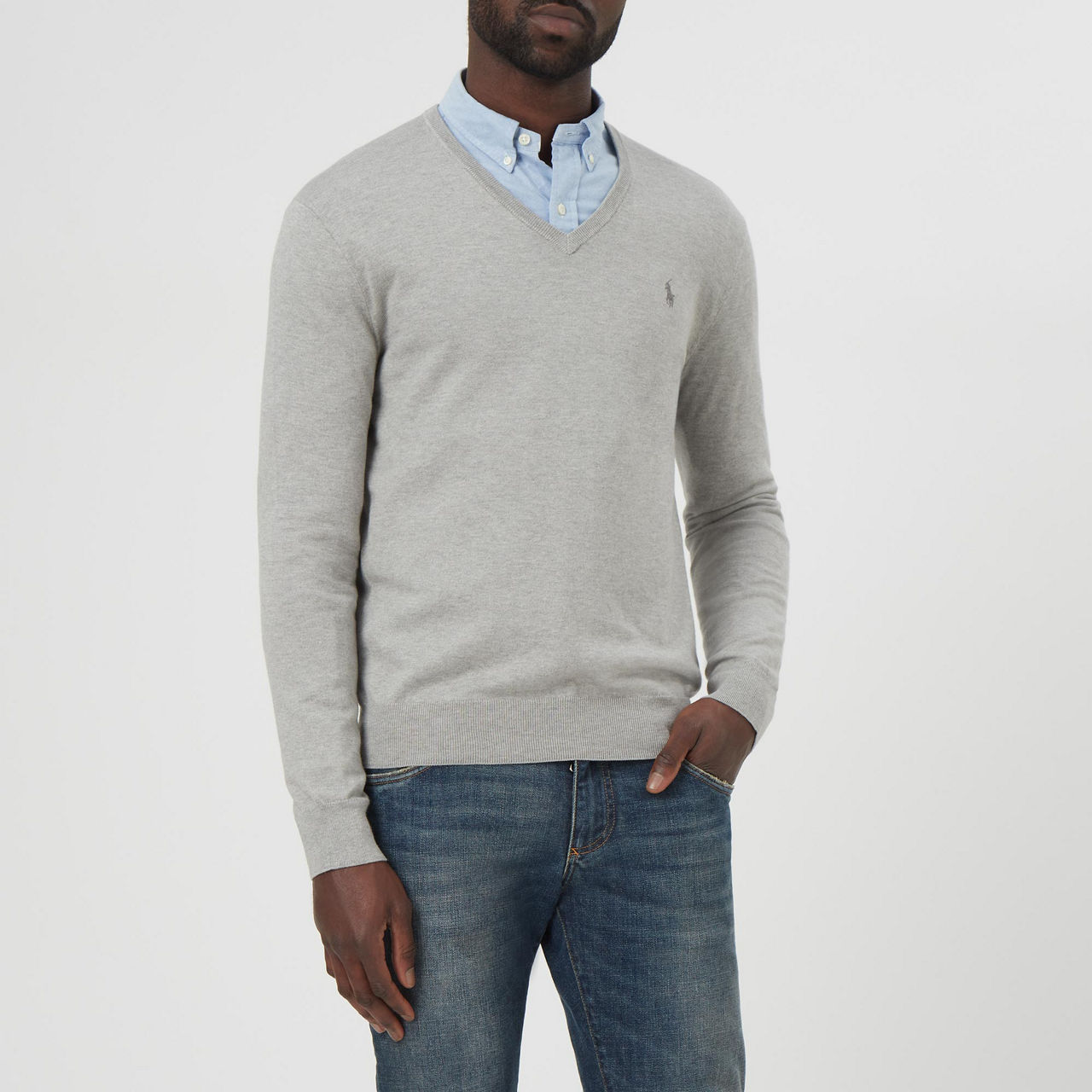 Ralph lauren v neck jumper mens online