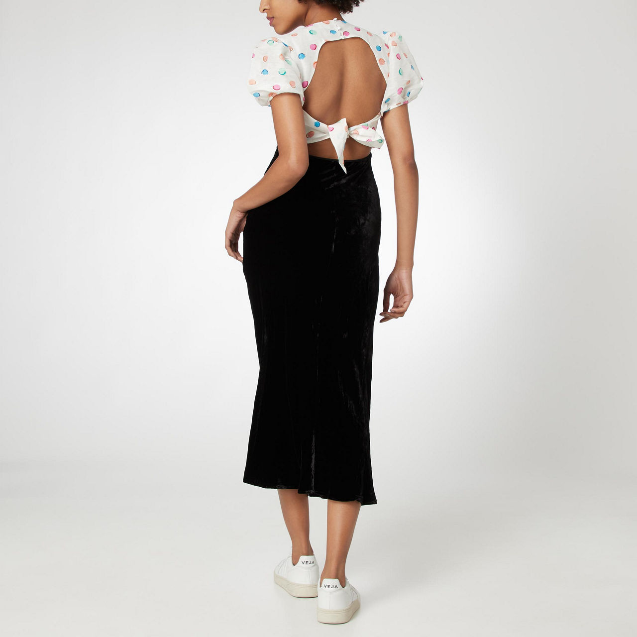 RIXO Daisy Watercolour Dress