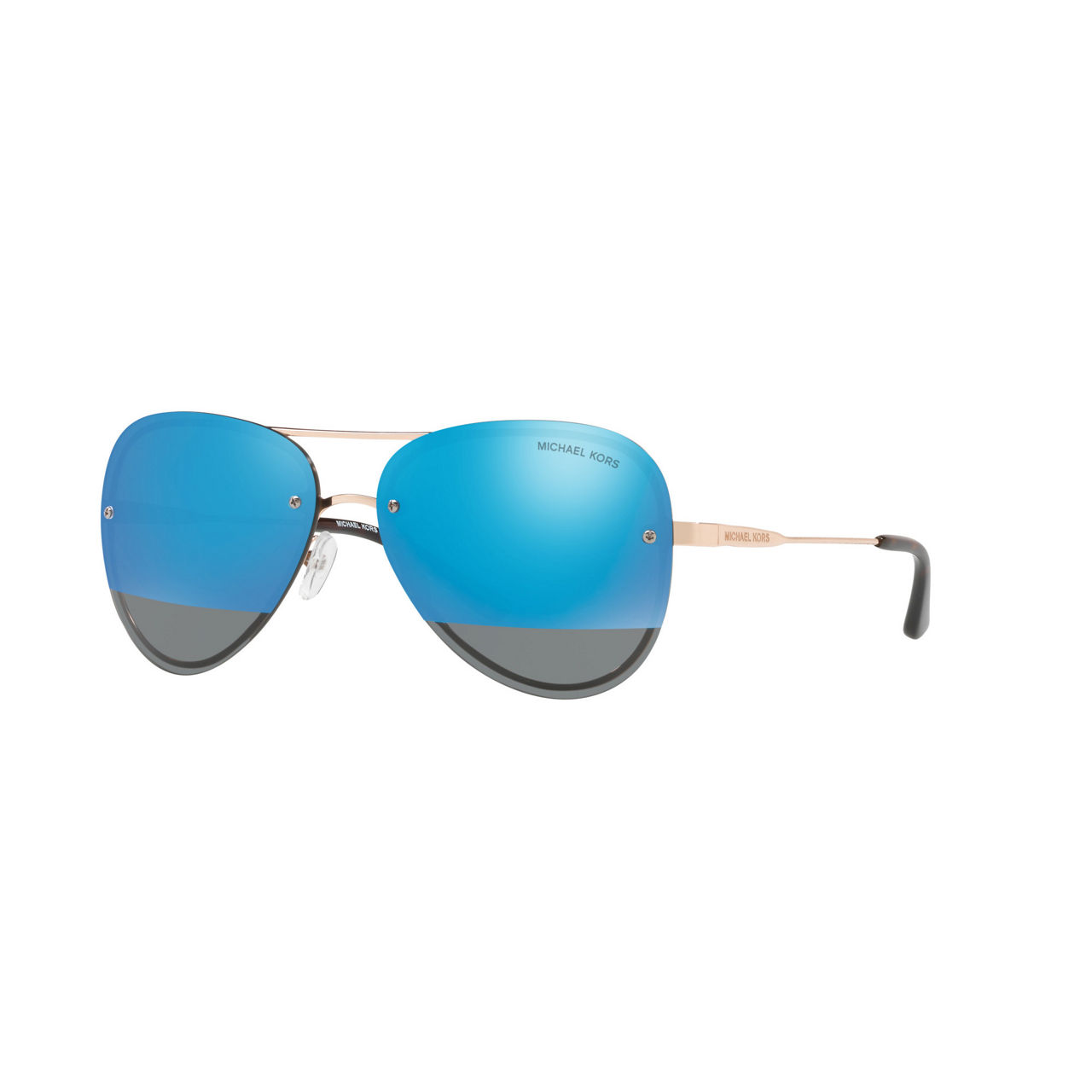 Michael kors hotsell blue aviator sunglasses