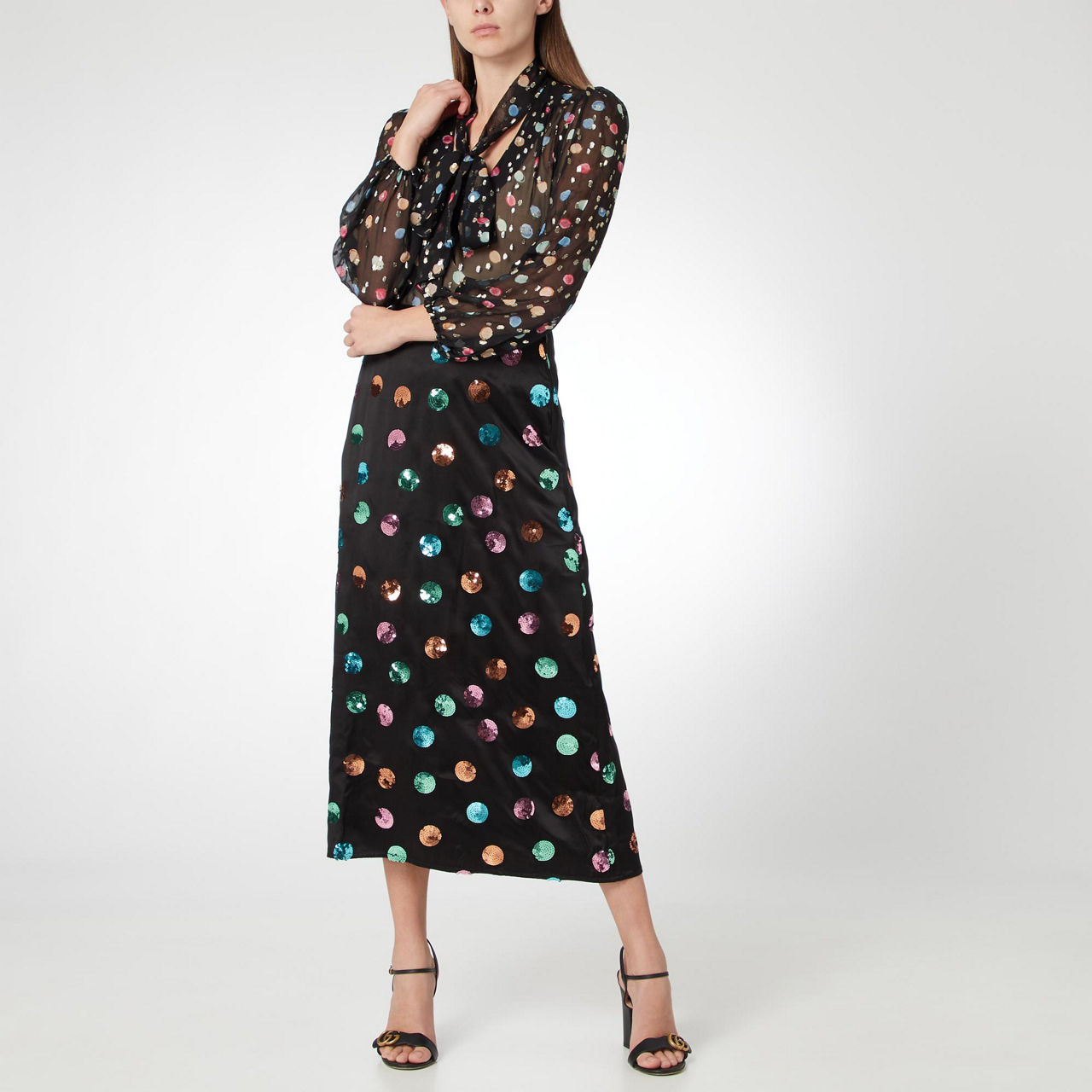 RIYO SEQUIN SKIRT