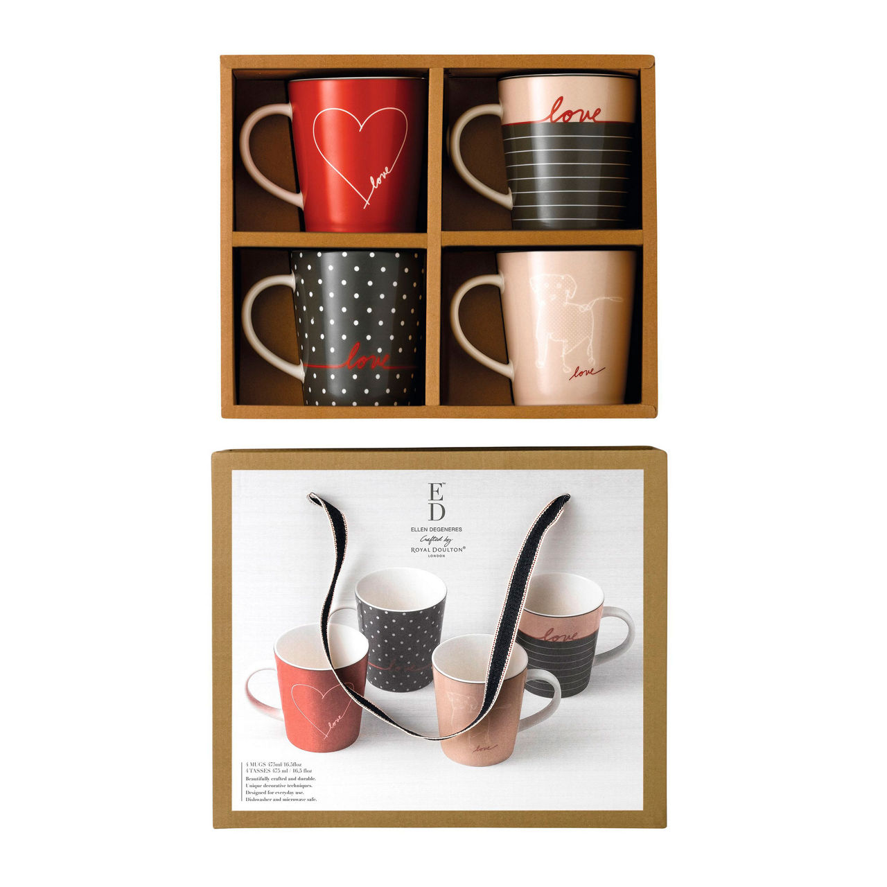 Ellen degeneres pajama and mug set hot sale