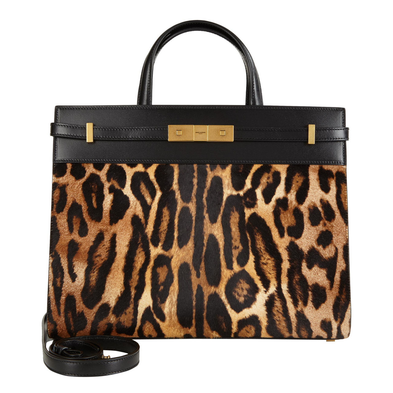 Yves saint laurent leopard bag sale