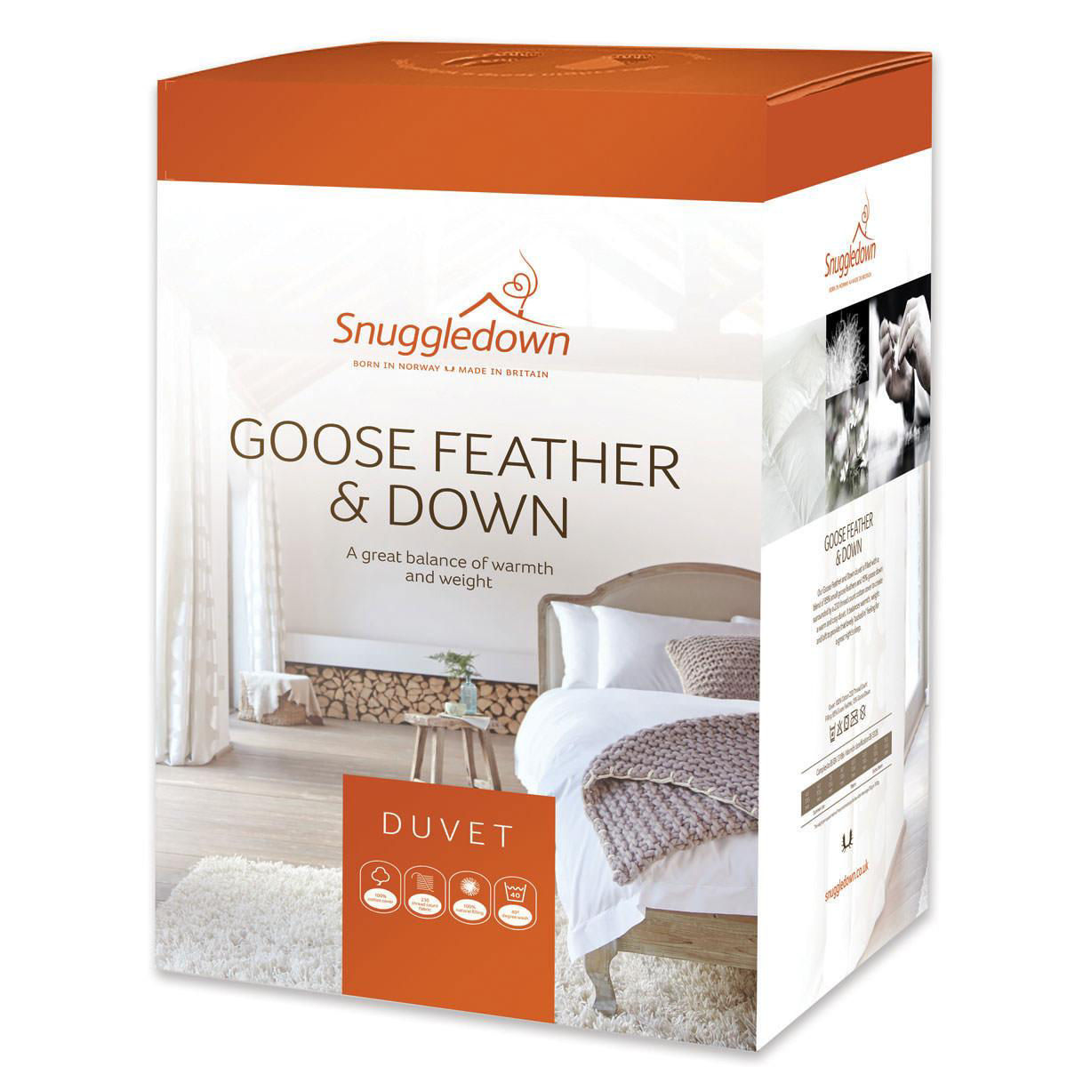 Goose Feather and Down Duvet 13.5 Tog