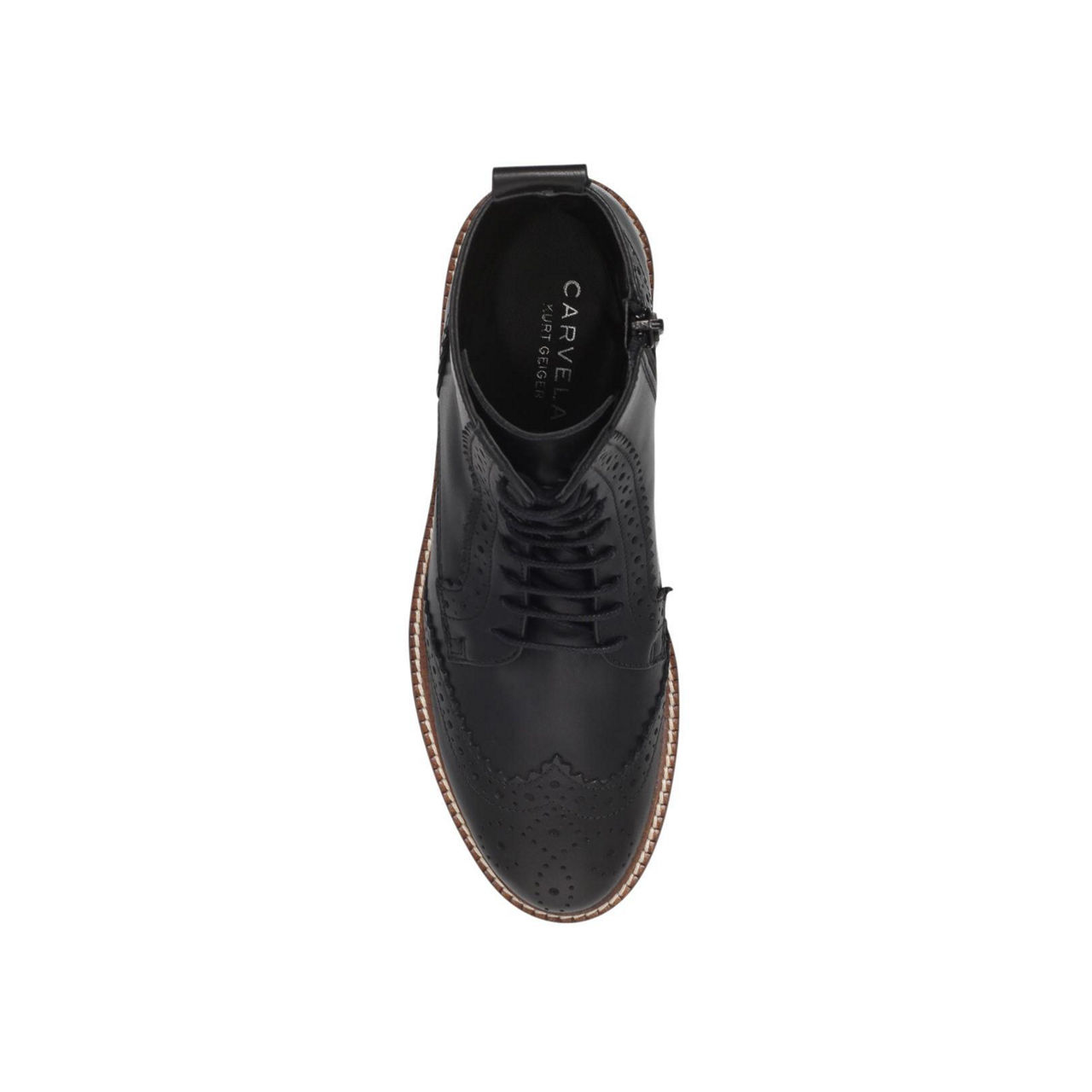 CARVELA Snail Brogue Lace Up Boots