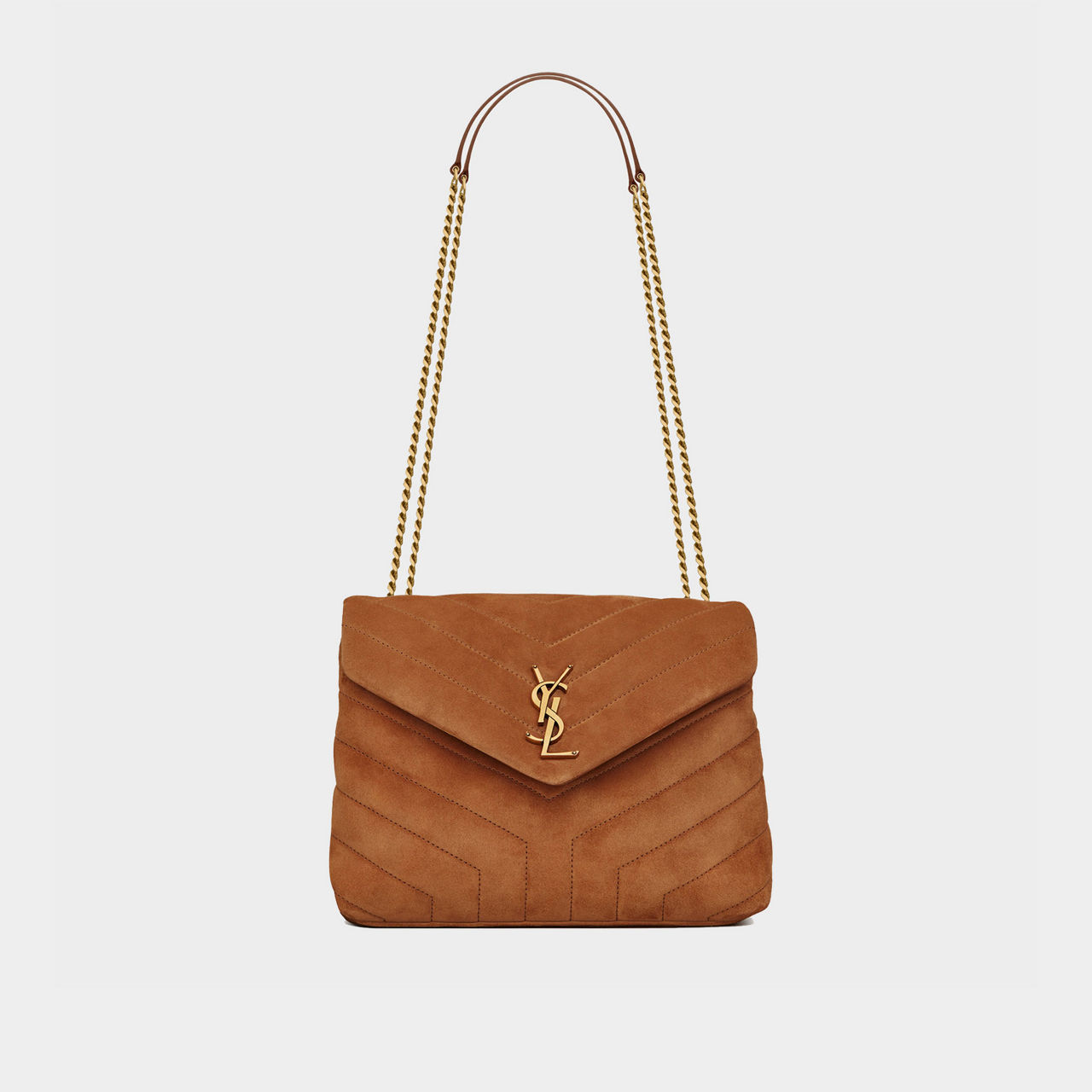 Saint laurent monogram ysl hot sale loulou quilted shoulder bag