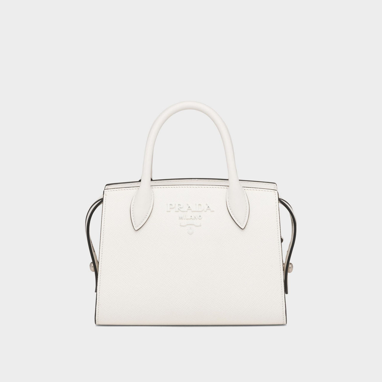 Monochrome saffiano clearance leather shoulder bag