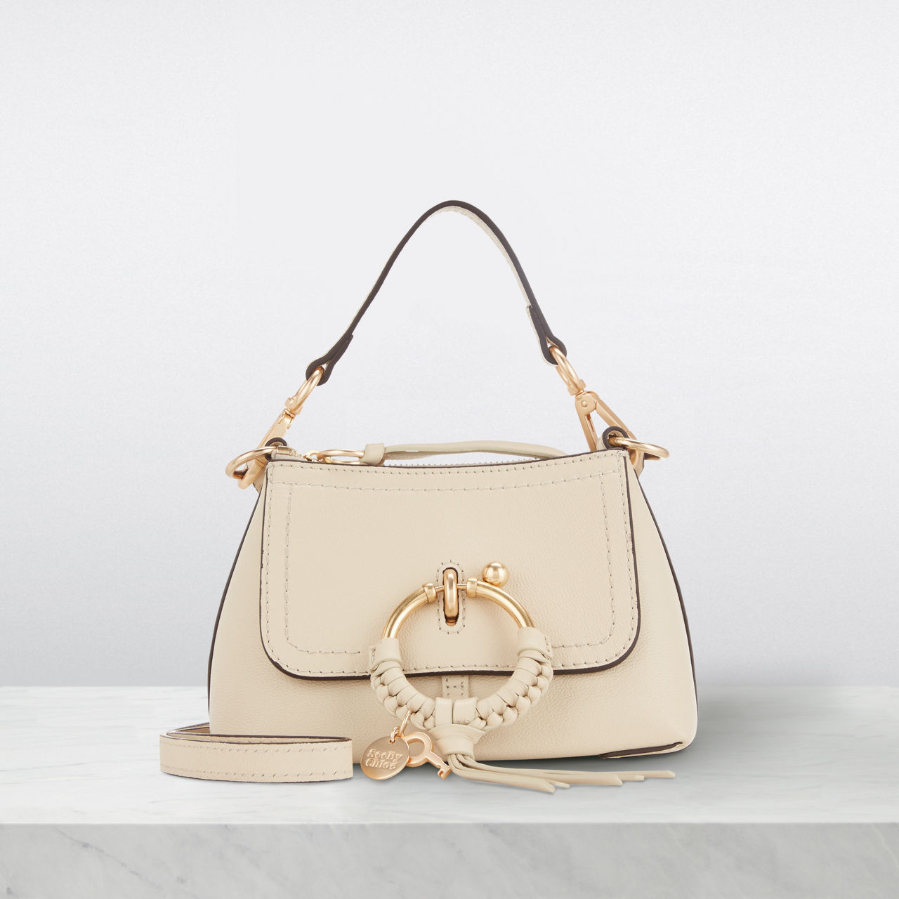 SEE BY CHLOE Joan Mini Crossbody Bag Beige