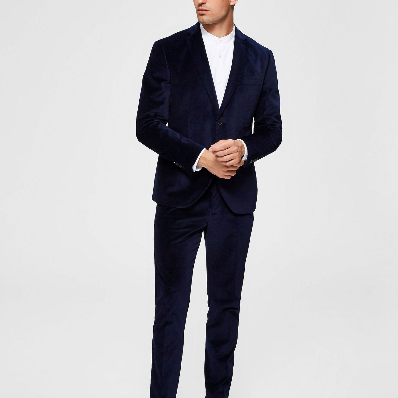 SELECTED HOMME Mode Velvet Blazer Navy