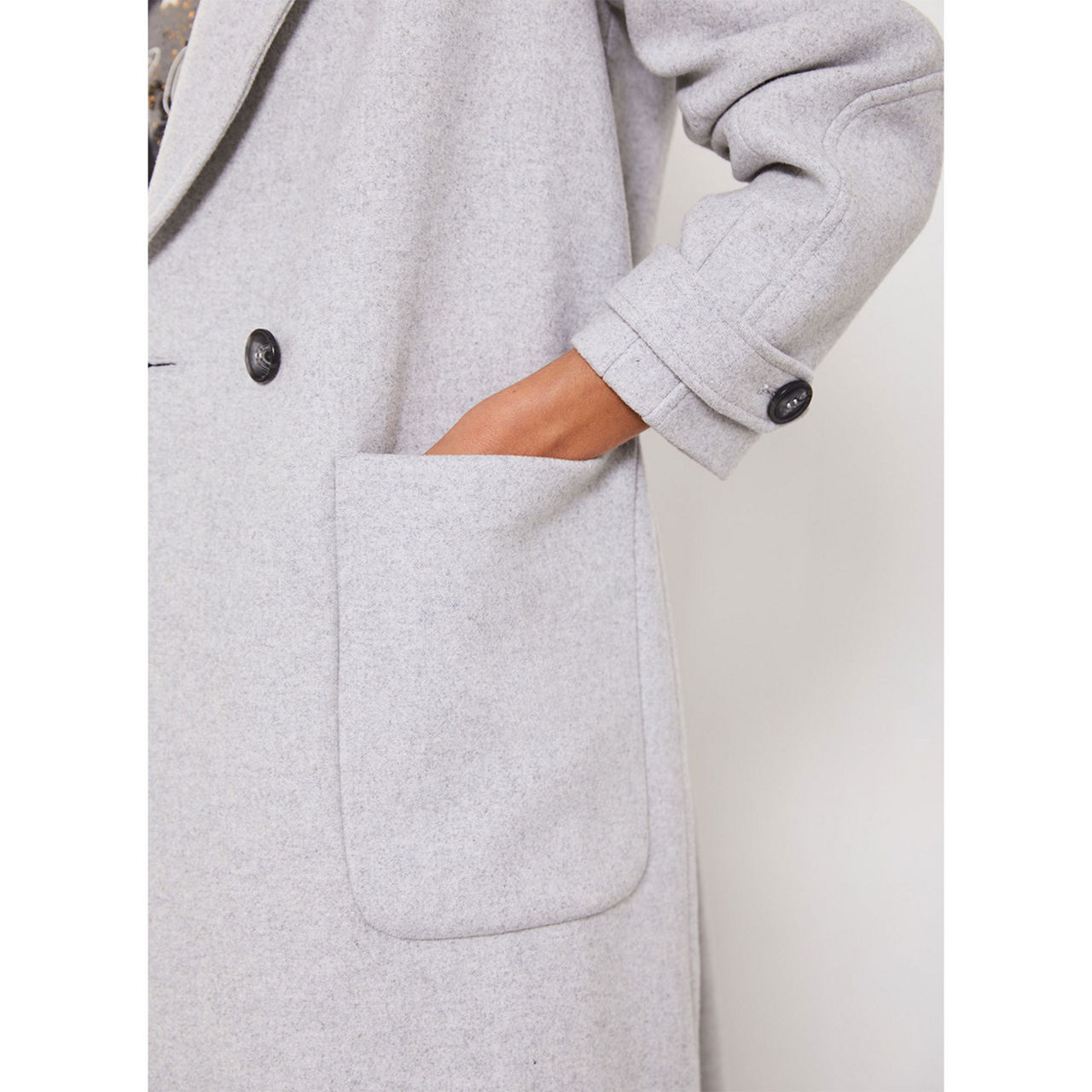 MINT VELVET Boyfriend Coat LGRY