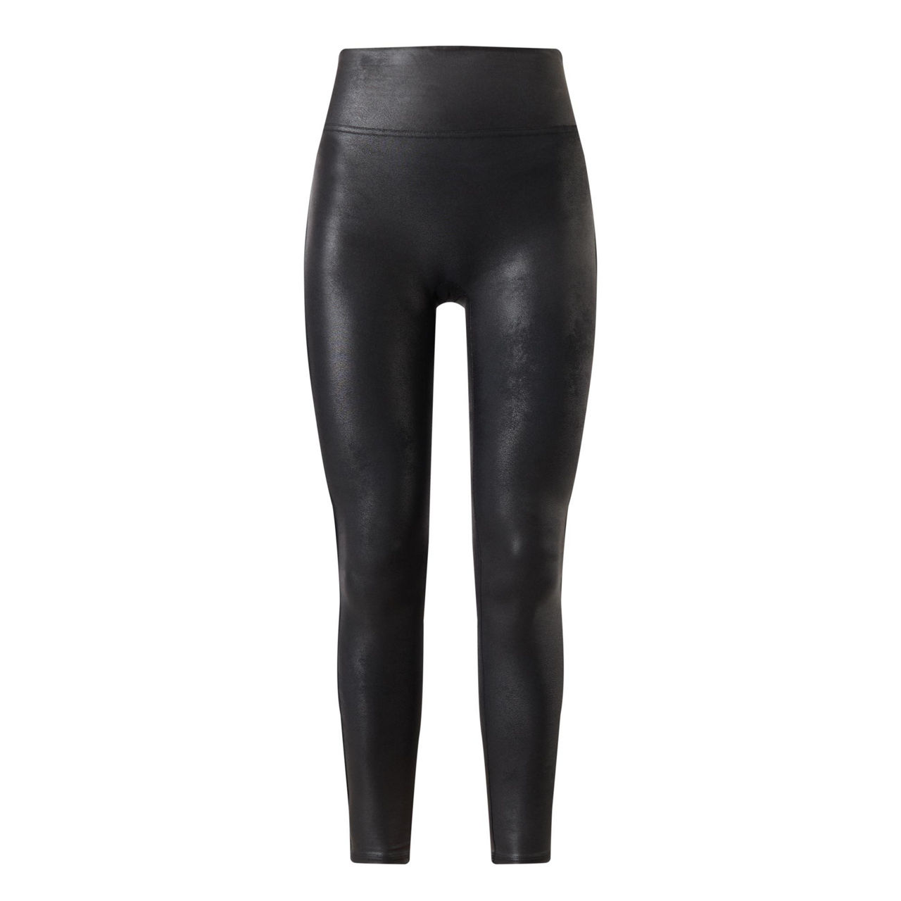 Petite Length Leggings WET LOOK Shiny Pants Stretch Black 6 8 10