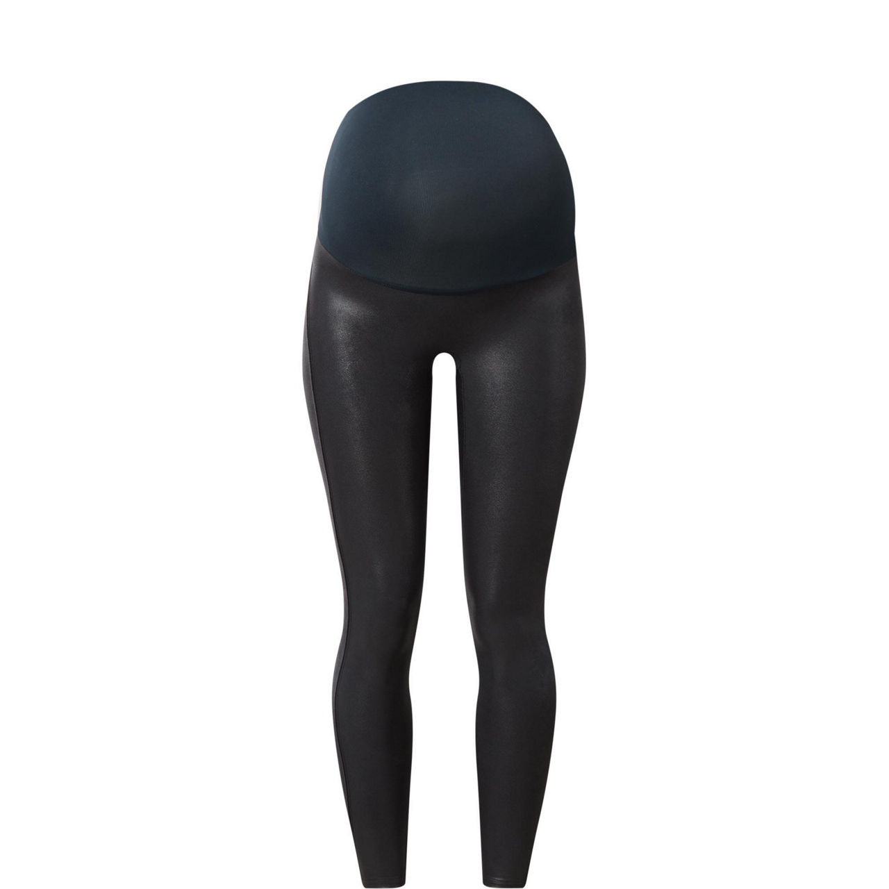 Shiny stretch cotton leggings | EMPORIO ARMANI Woman