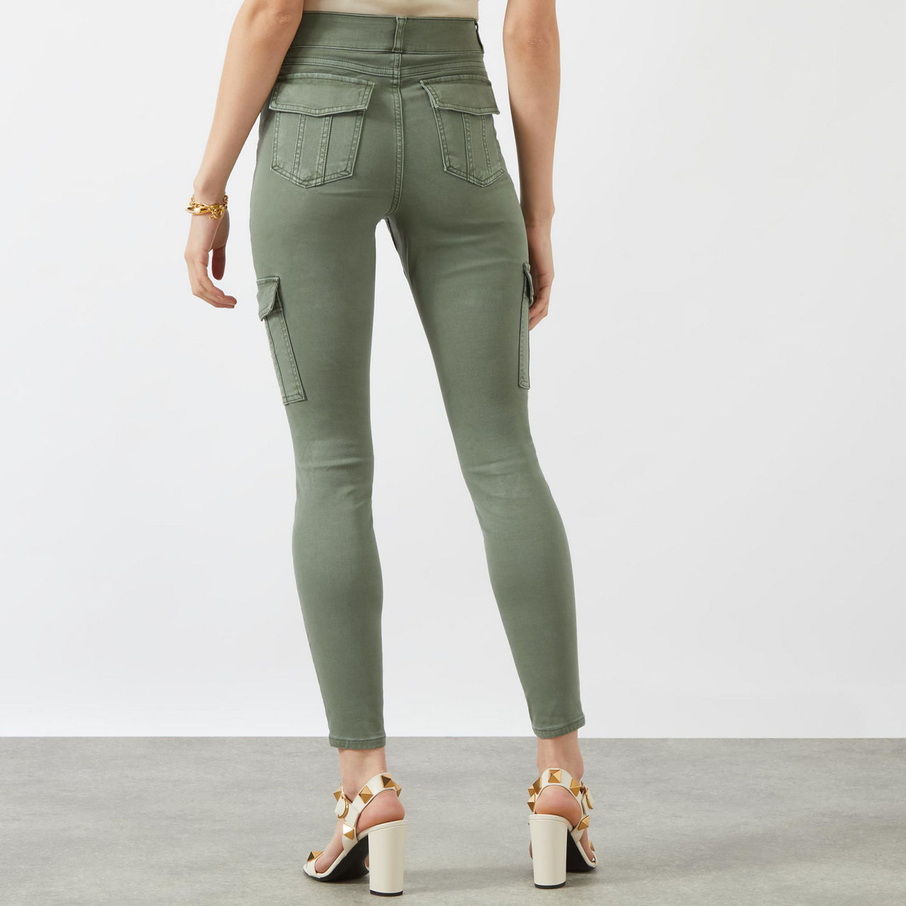 Spanx cargo legging pants- - Gem