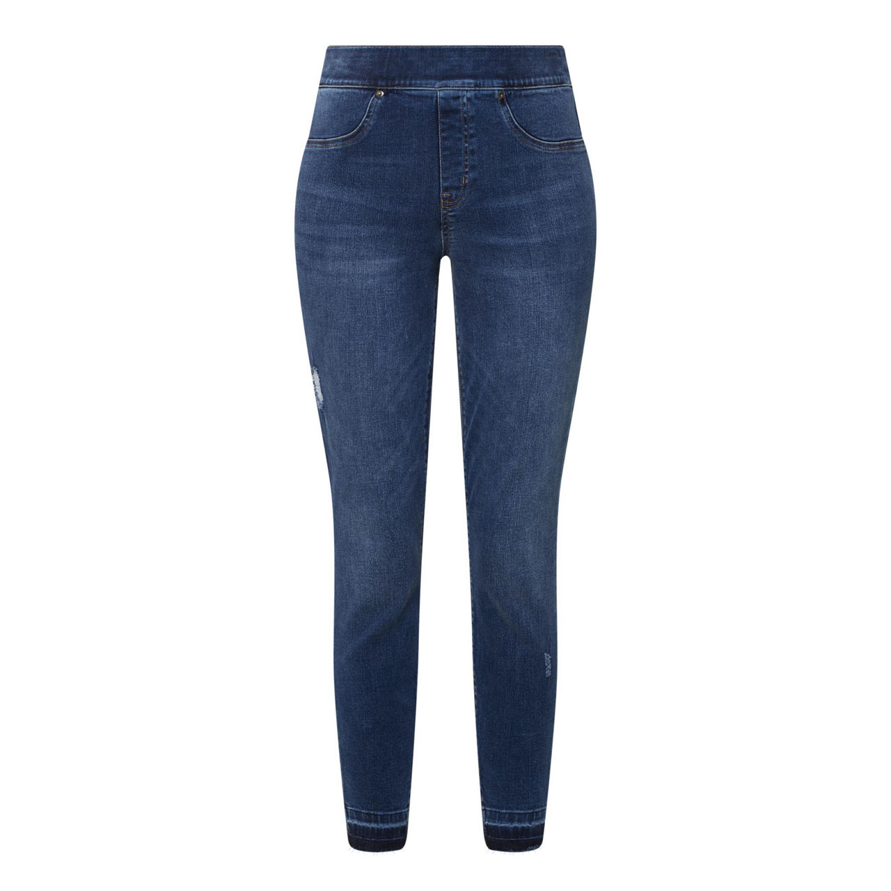 SPANX DISTRESSED DENIM LEGGINGS Steve's On The Square, 53% OFF