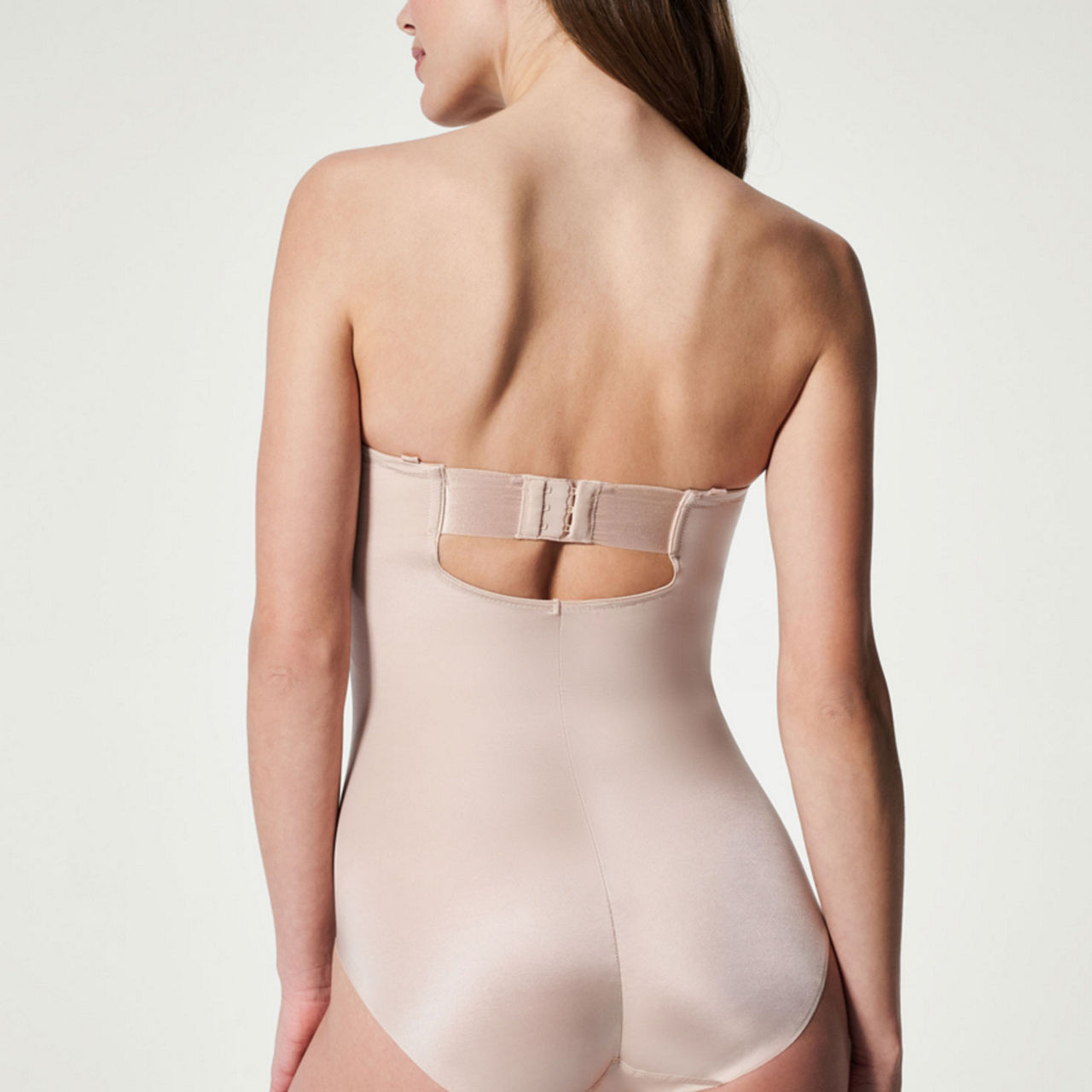 SPANX Suit Your Fancy Strapless Cupped Brief Bodysuit