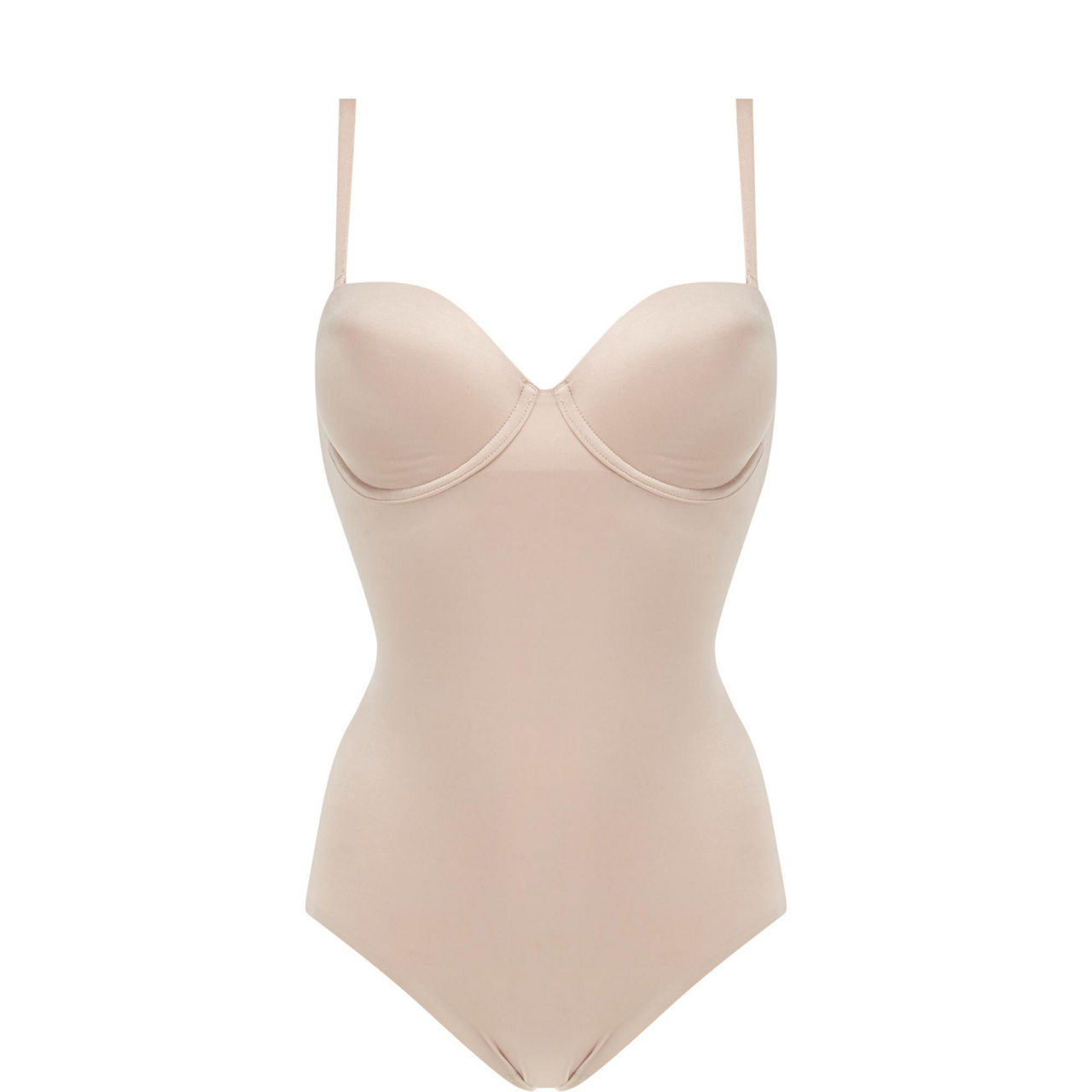 SPANX Suit Your Fancy Strapless Cupped Brief Bodysuit