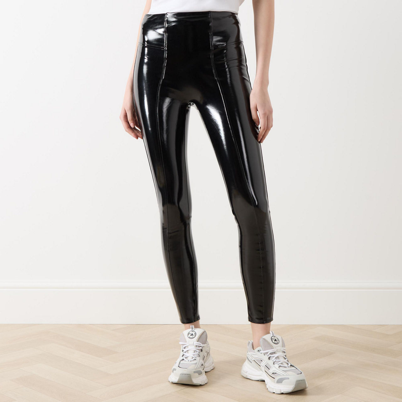 SPANX Shiny Faux Patent Leggings