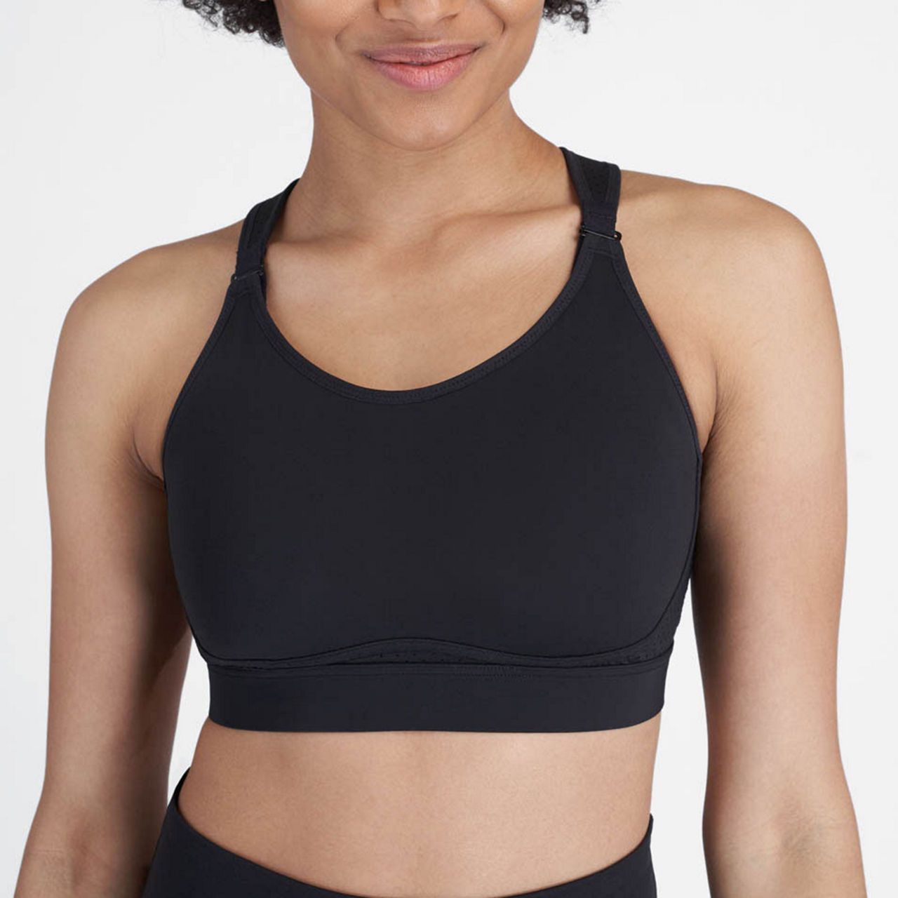 LEVEL UP HIGH IMPACT SPORTS BRA- BLACK – Alkamst Apparel