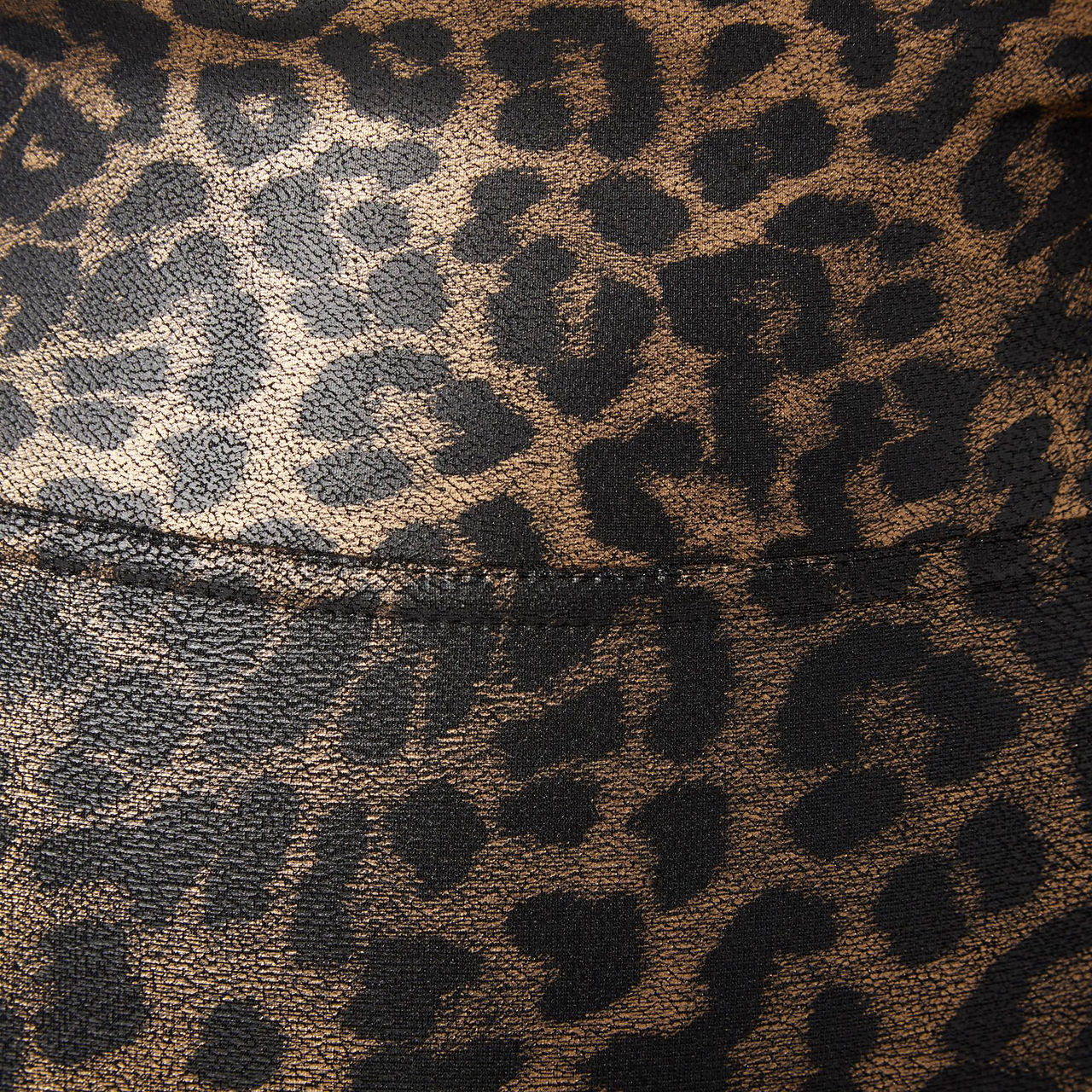 SPANX Faux Leather Leopard Leggings