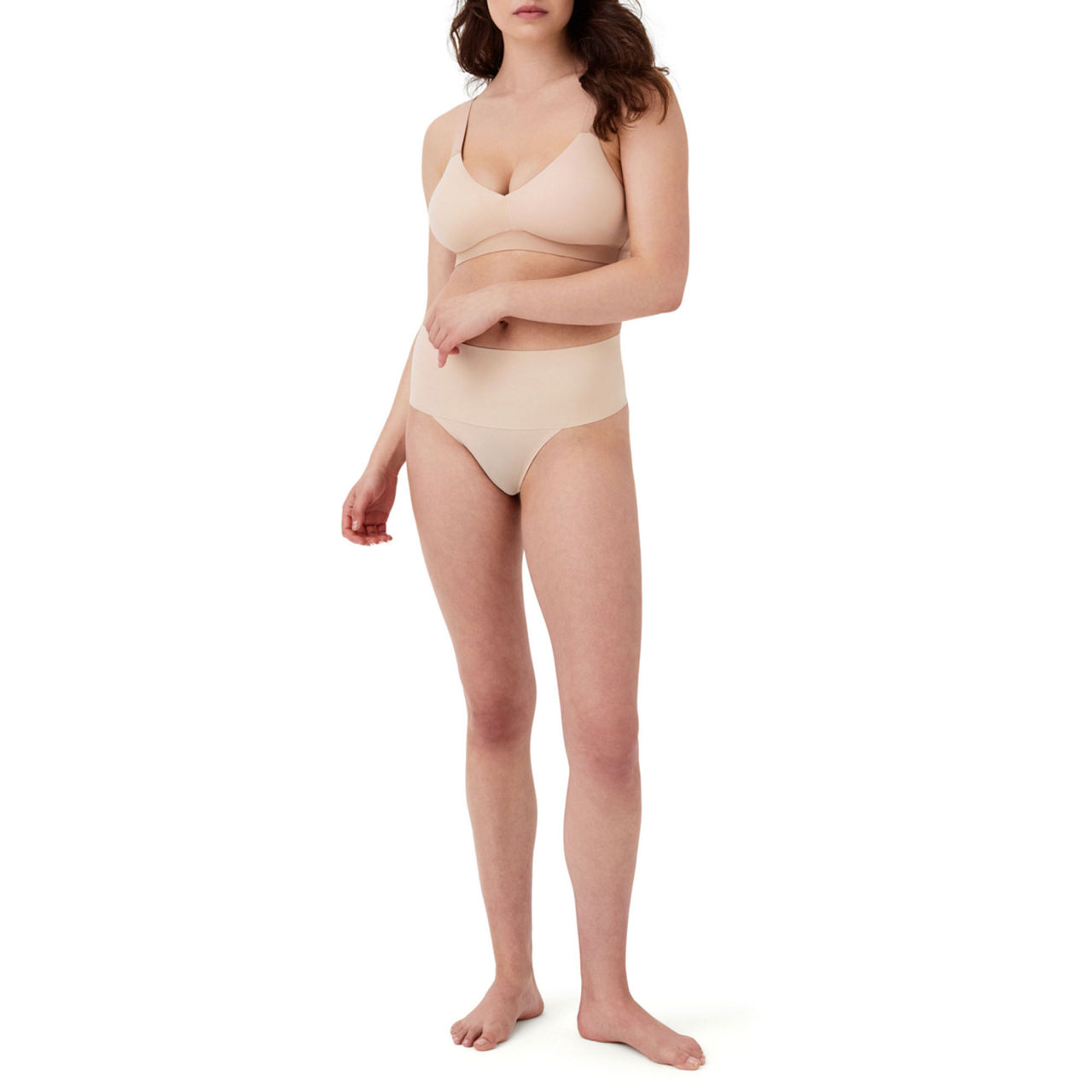 SPANX Women's Undie-tectable Lace Thong, Soft Nude, Medium : :  Clothing, Shoes & Accessories