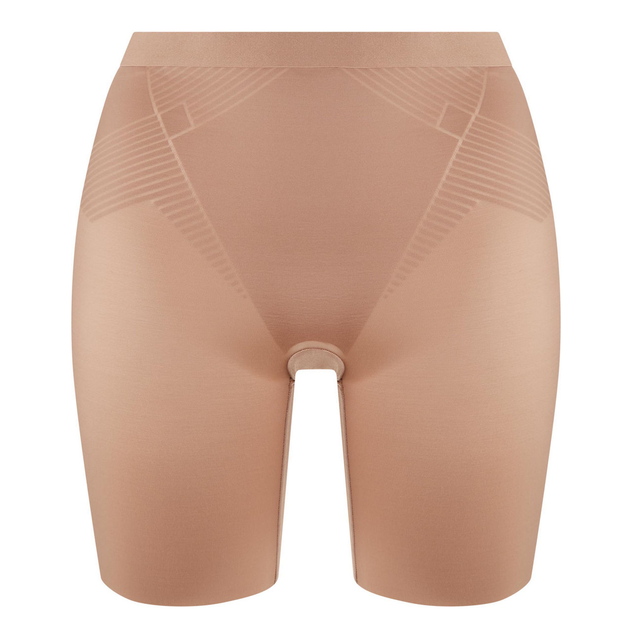 Spanx Medium Control Thinstincts 2.0 High-Waist Mid-Thigh Short, Neutral at  John Lewis & Partners