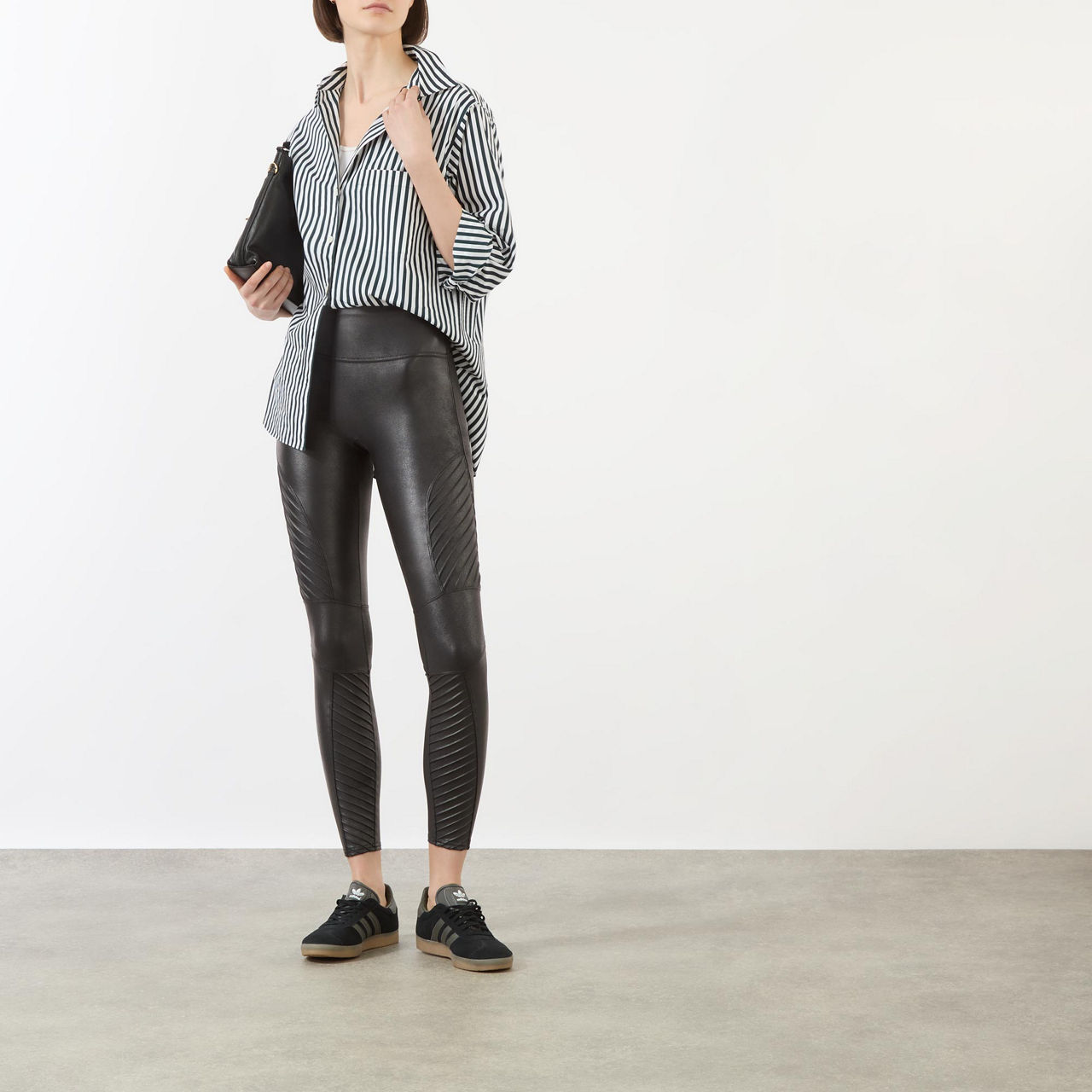 Spanx Faux Leather Moto Leggings, Regular & Petite