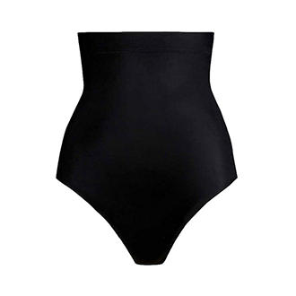 SPANX Suit Your Fancy High-Waisted Thong - Black