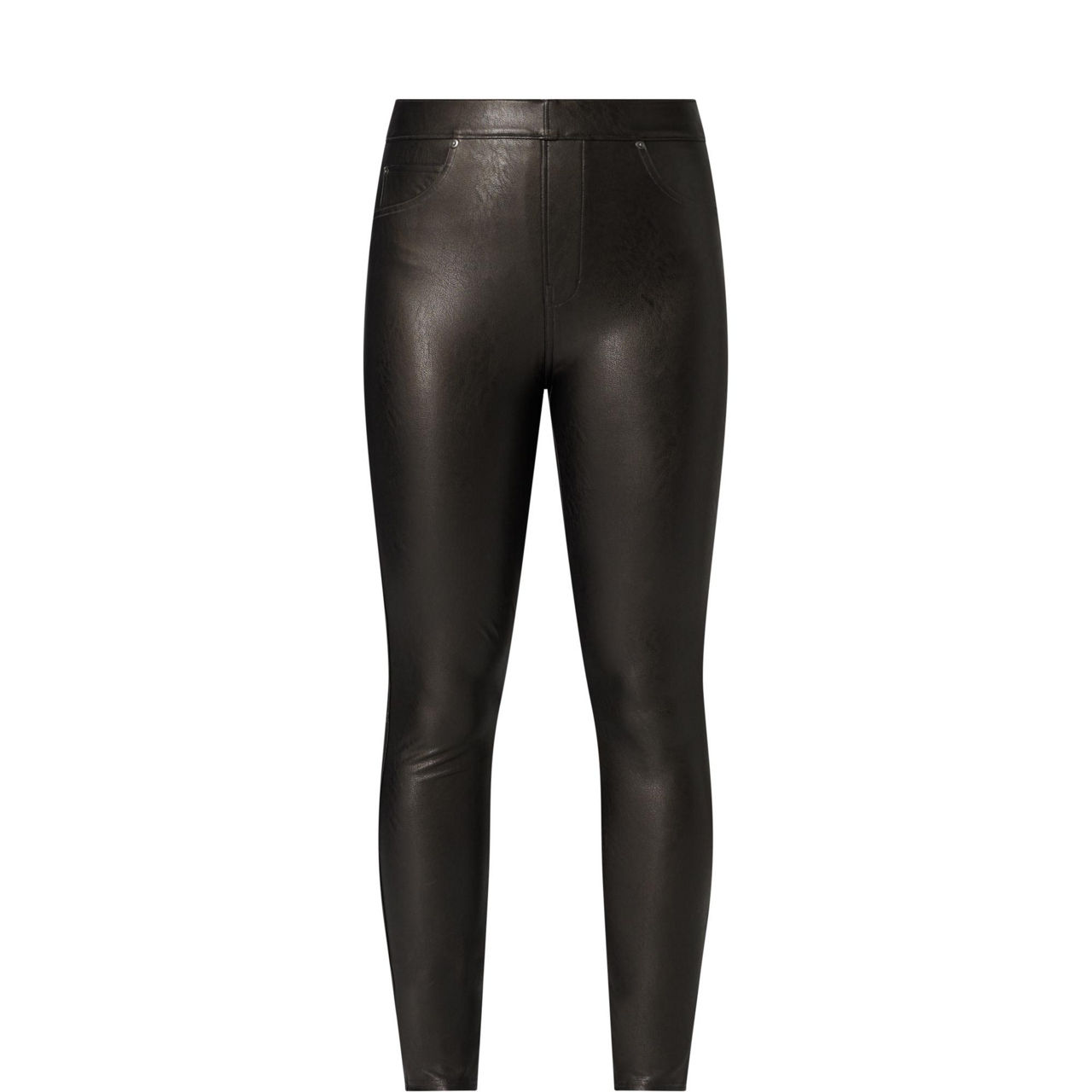 Michael Michael Kors Faux Leather Leggings Pants, Black, 8 at   Women's Clothing store