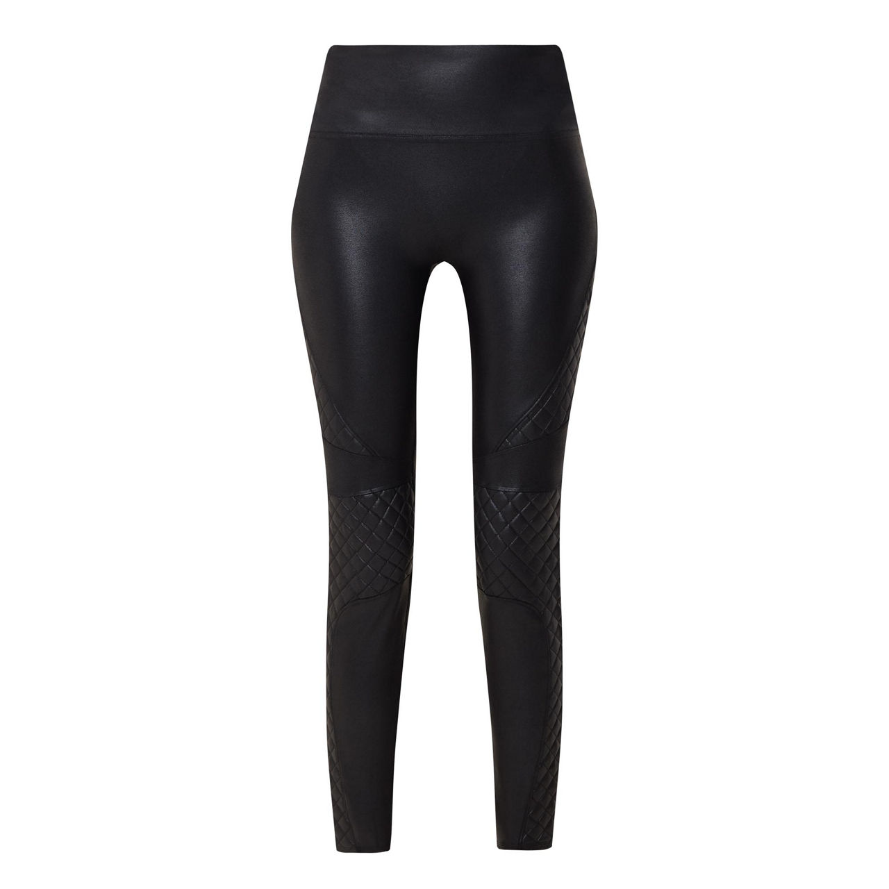 Spanx Faux Leather Quilted Leggings