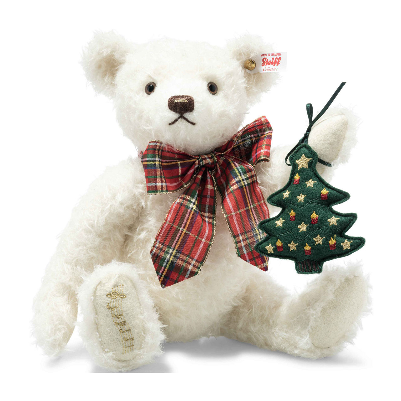 Musical store christmas bear