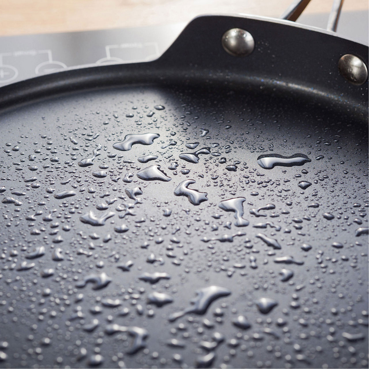 STELLAR NonStick Hard Anodised Crepe Pan 30cm