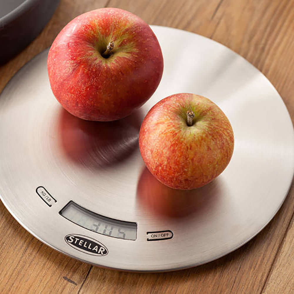 Blue Tooth Kitchen Scales that count calories from Stellar