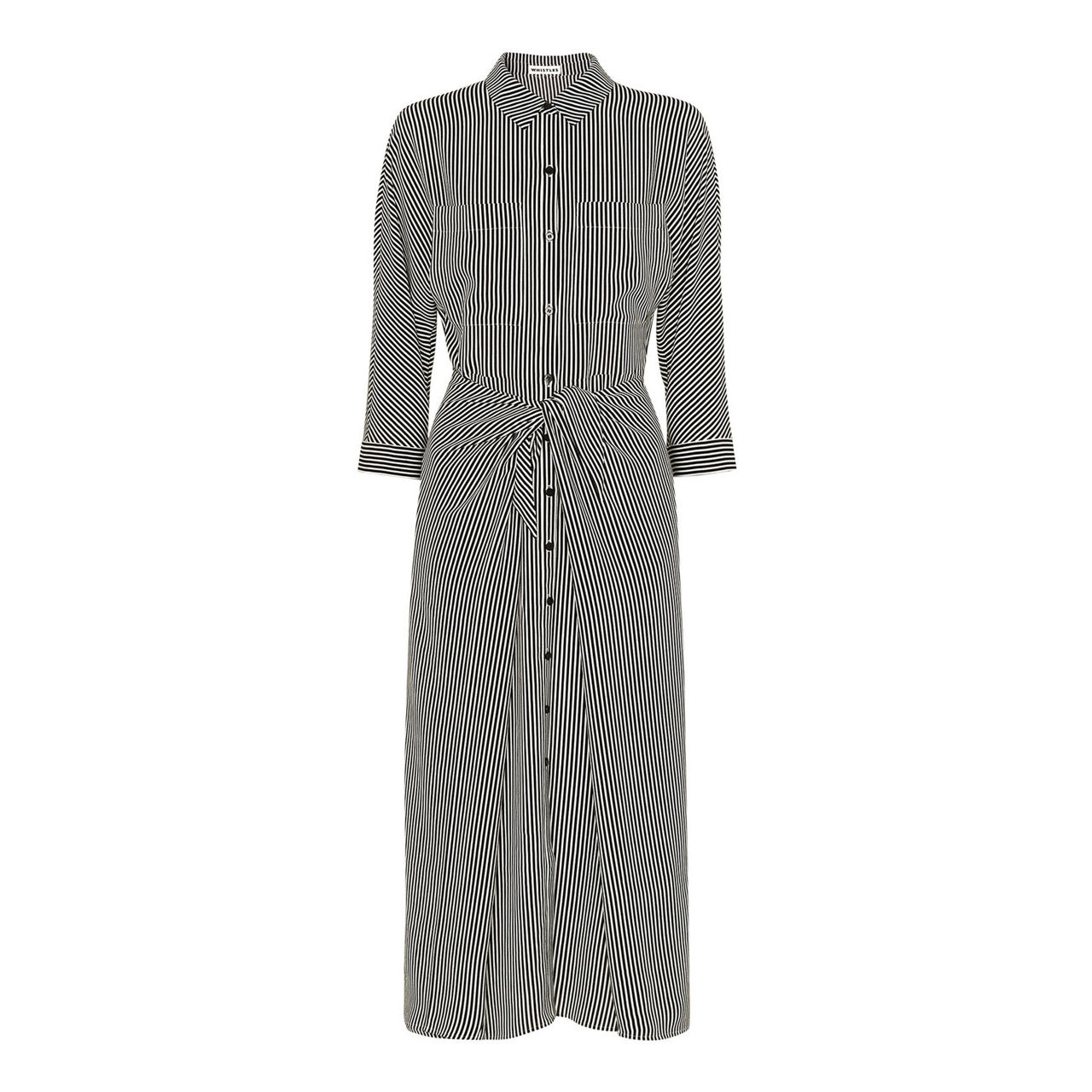 Whistles selma tie on sale dress
