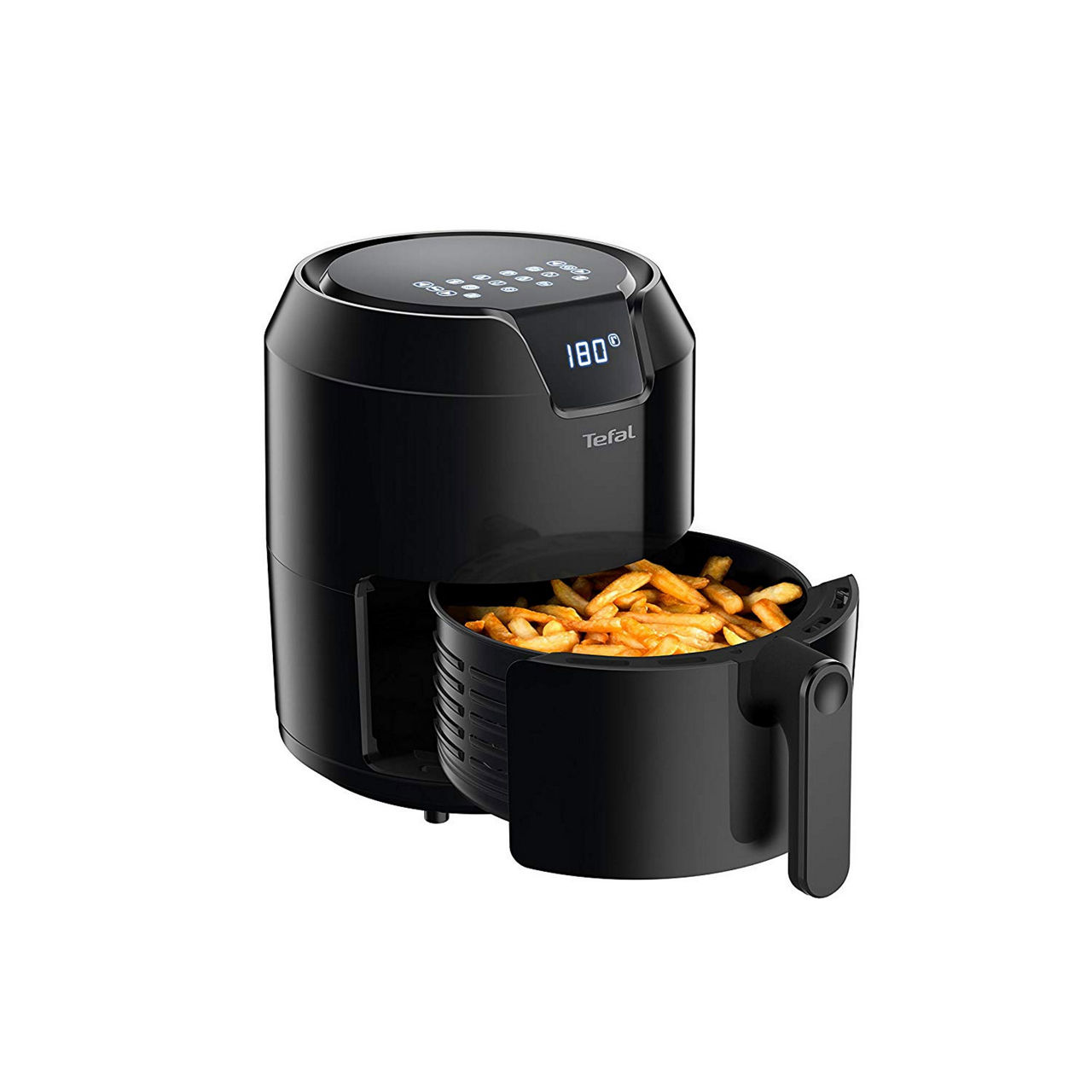 POWERCITY - EY905B40 TEFAL EASY FRY DUAL DRAWER AIR FRYER (ASYMMETRIC  DRAWERS) COAL GREY AIR FRYER & FRYERS