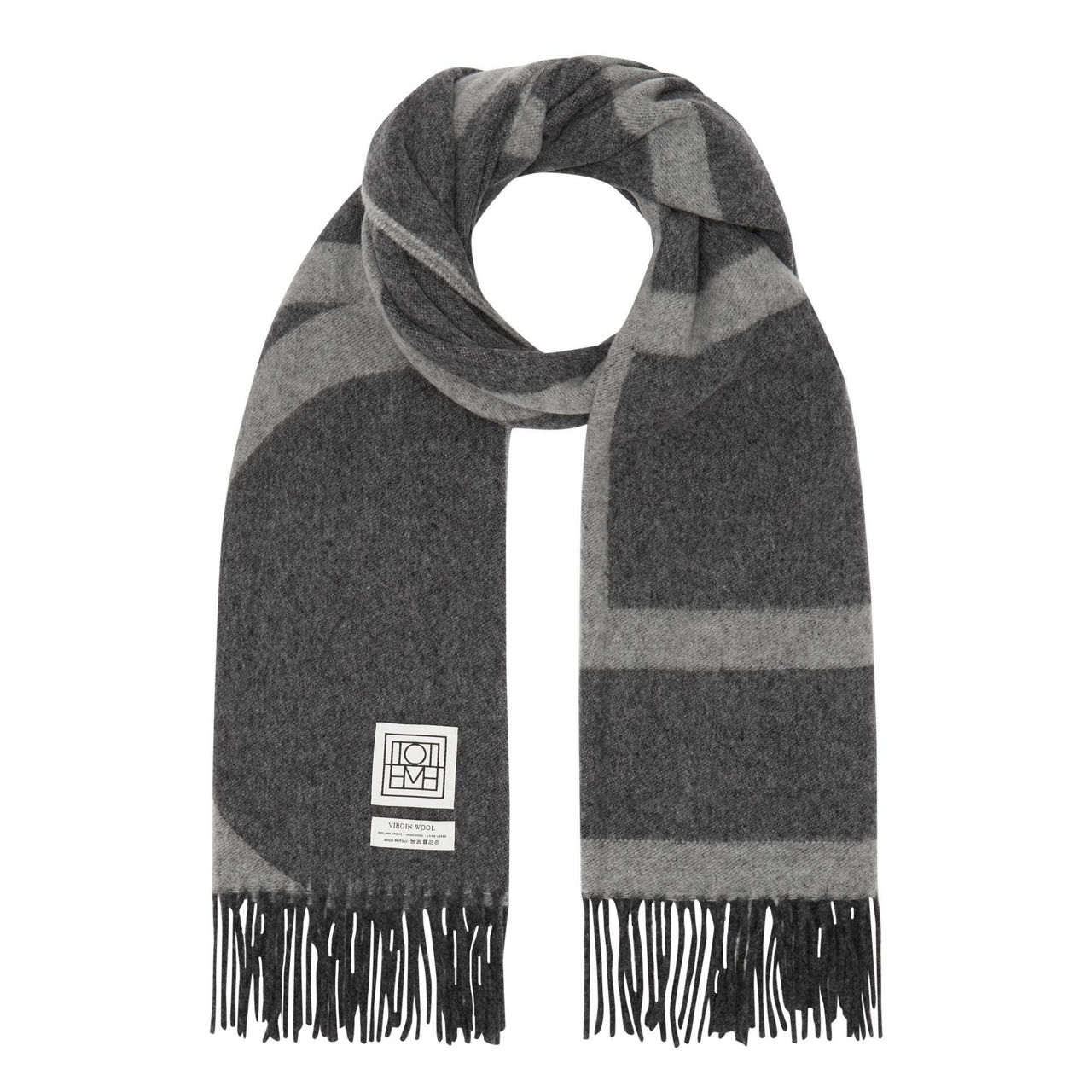 TOTEME Monogram Jacquard Wool Scarf